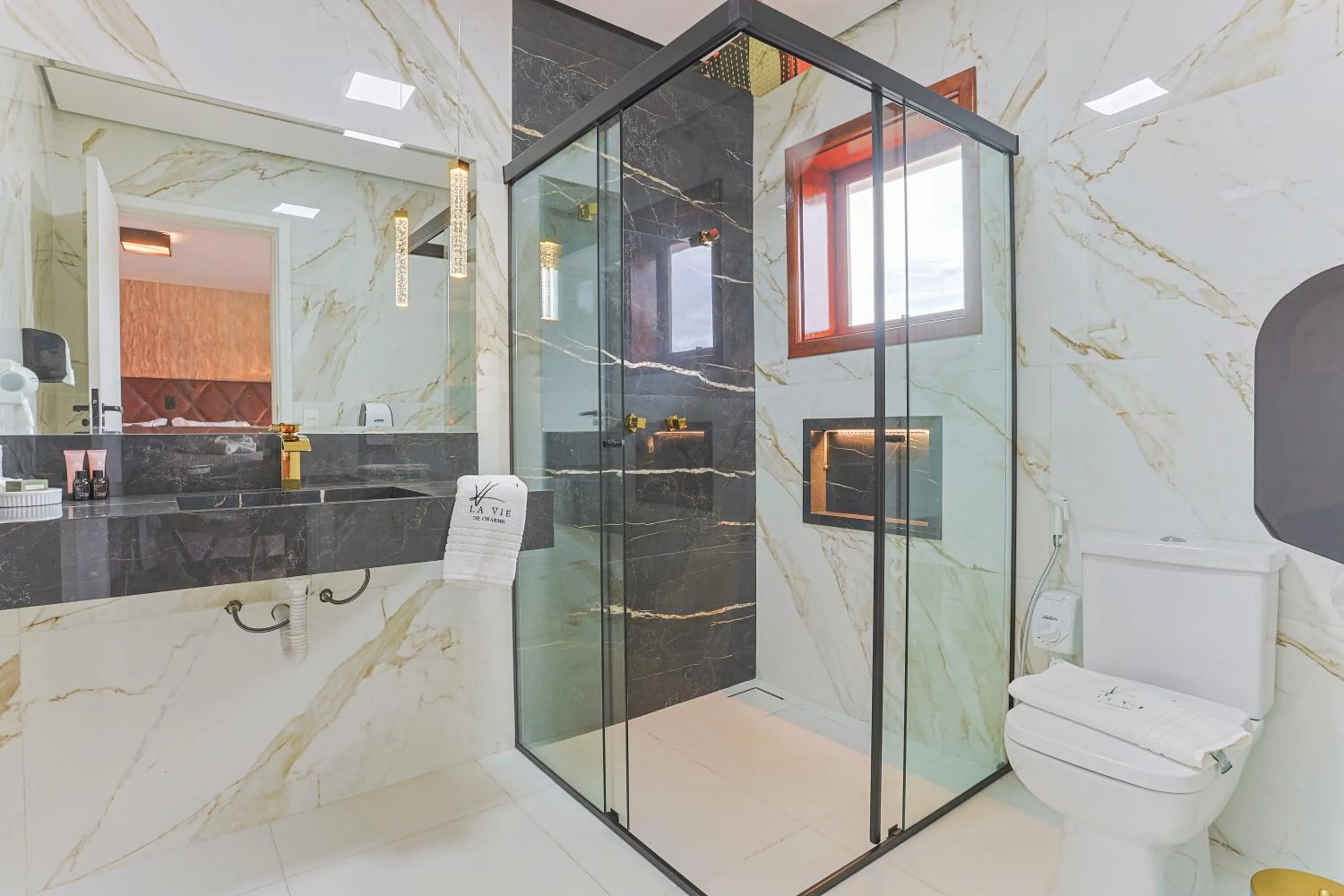 Shower in La Vita Pousada de Charme