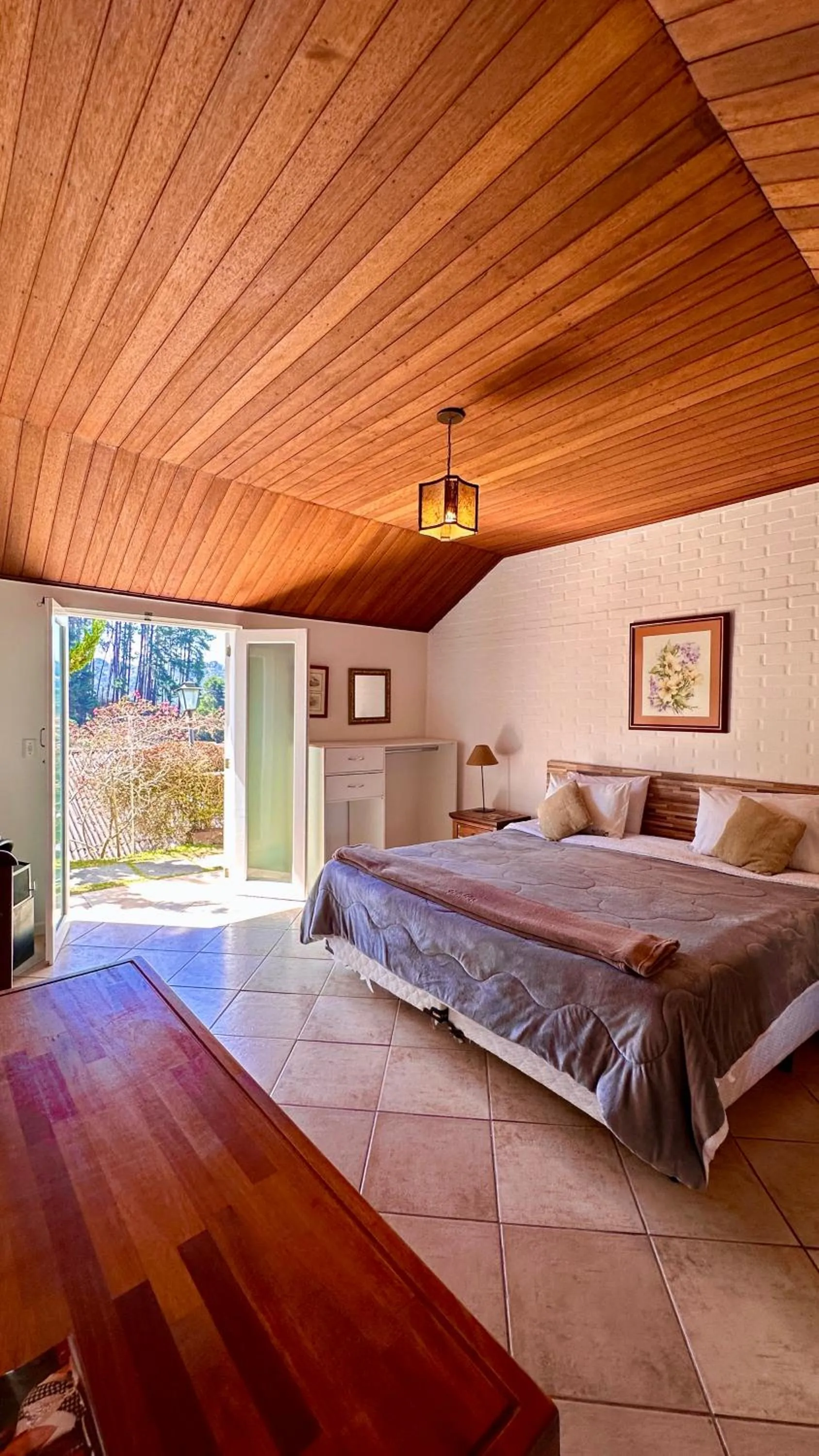 Bed in La Vita Pousada de Charme