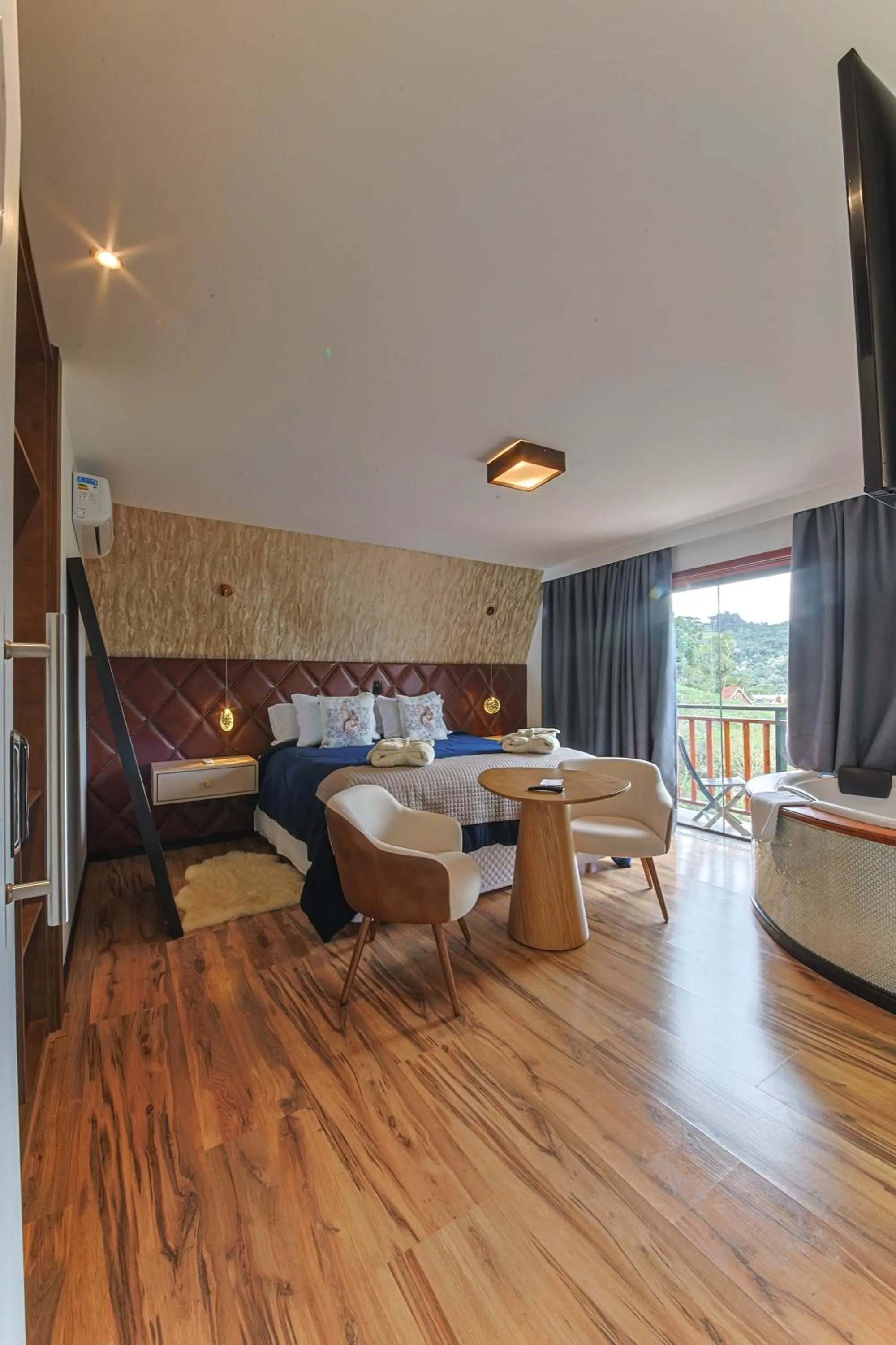 Bed in La Vita Pousada de Charme