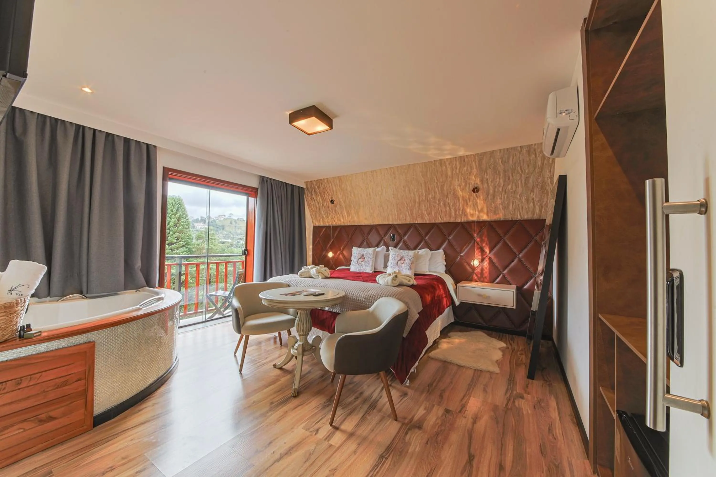 Bed in La Vita Pousada de Charme