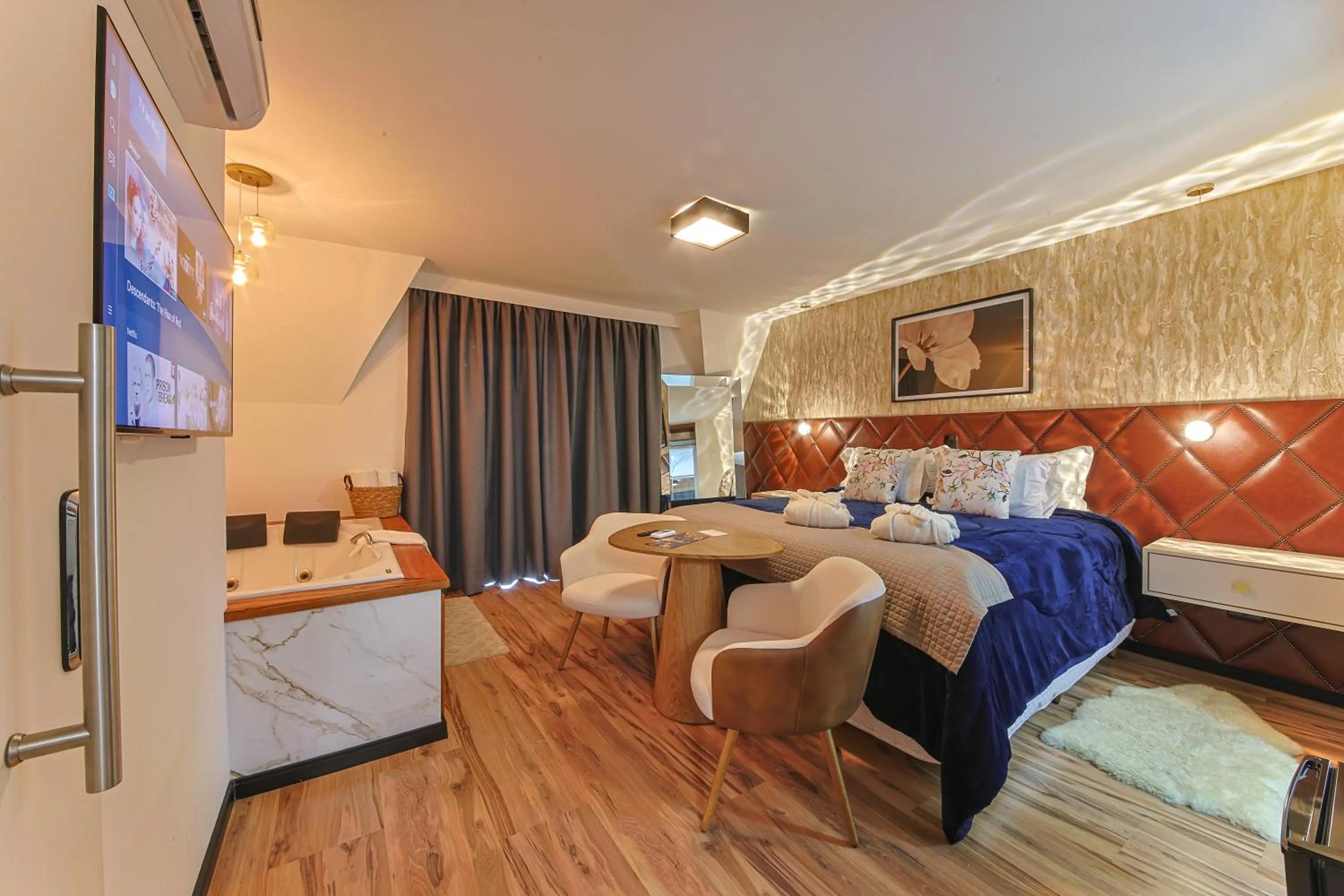 Bed in La Vita Pousada de Charme