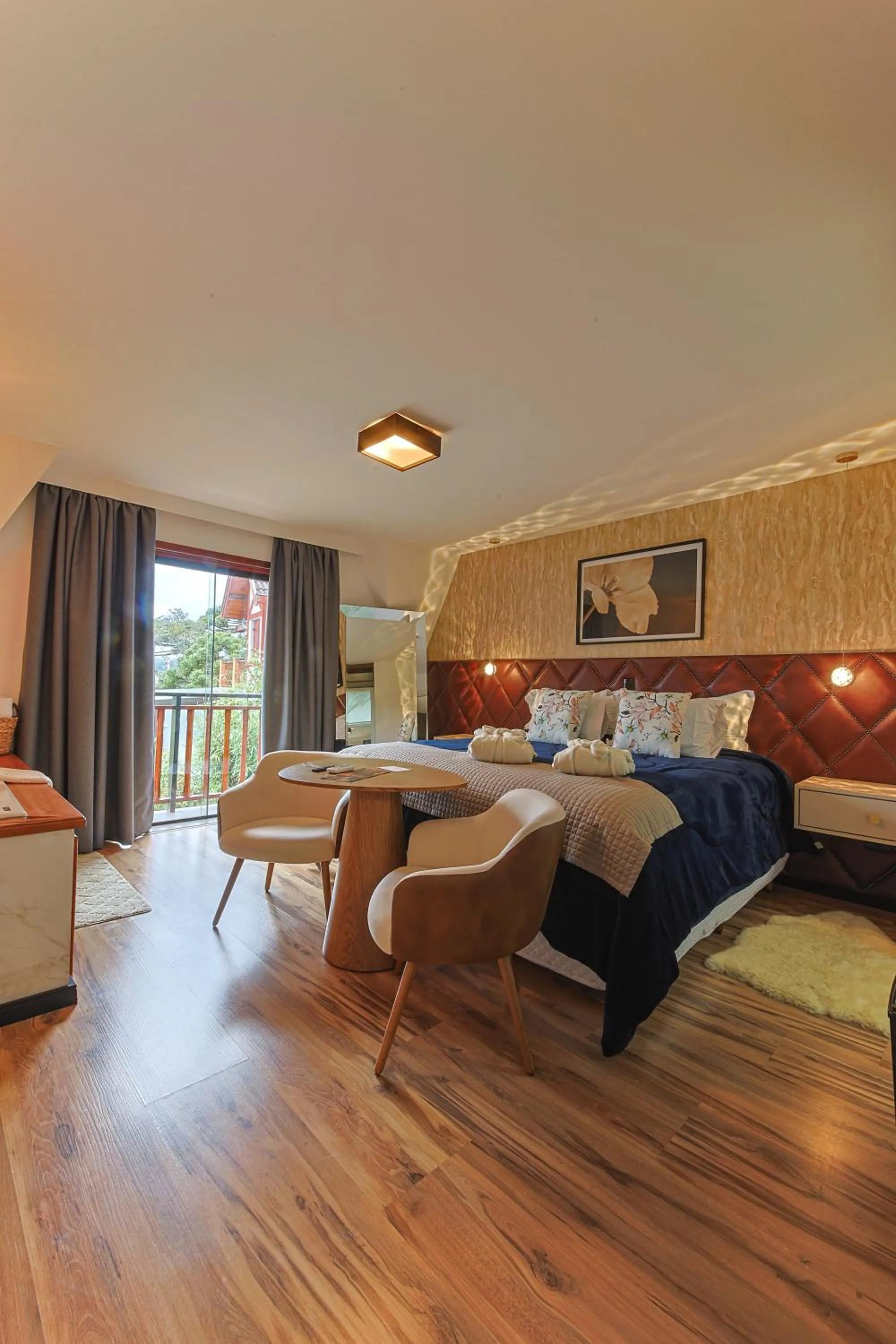 Bed in La Vita Pousada de Charme