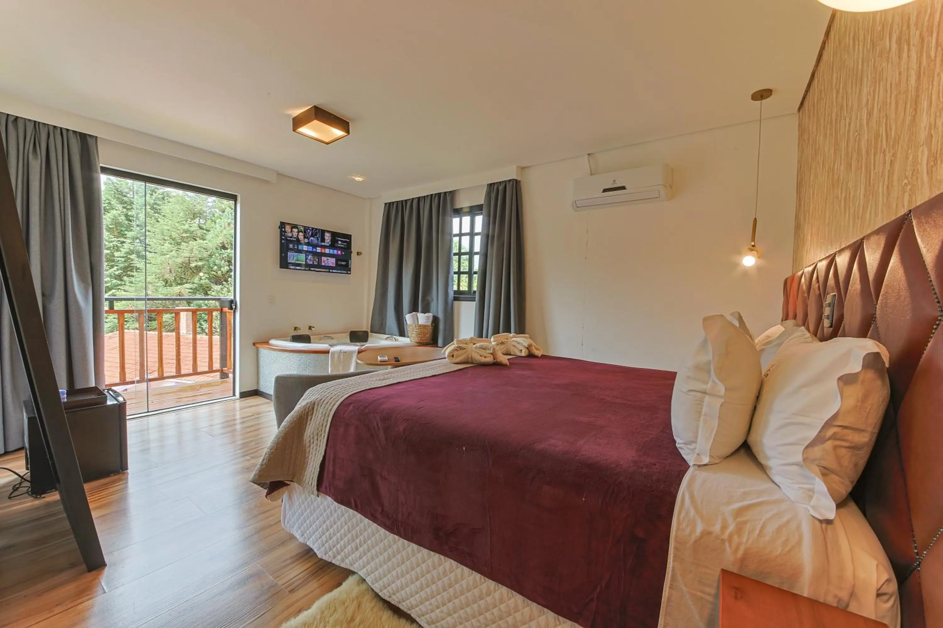 Bed in La Vita Pousada de Charme