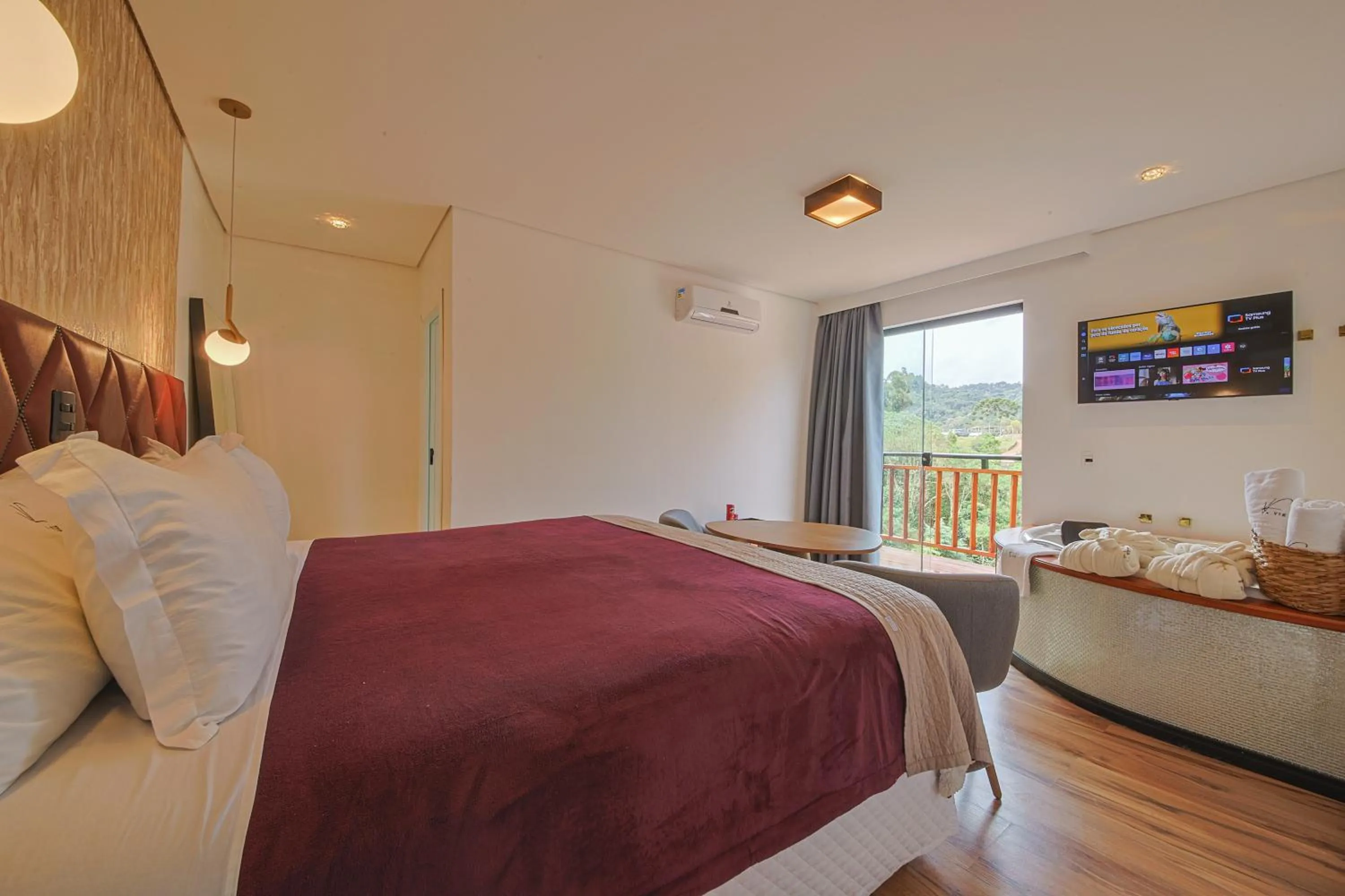 Bed in La Vita Pousada de Charme