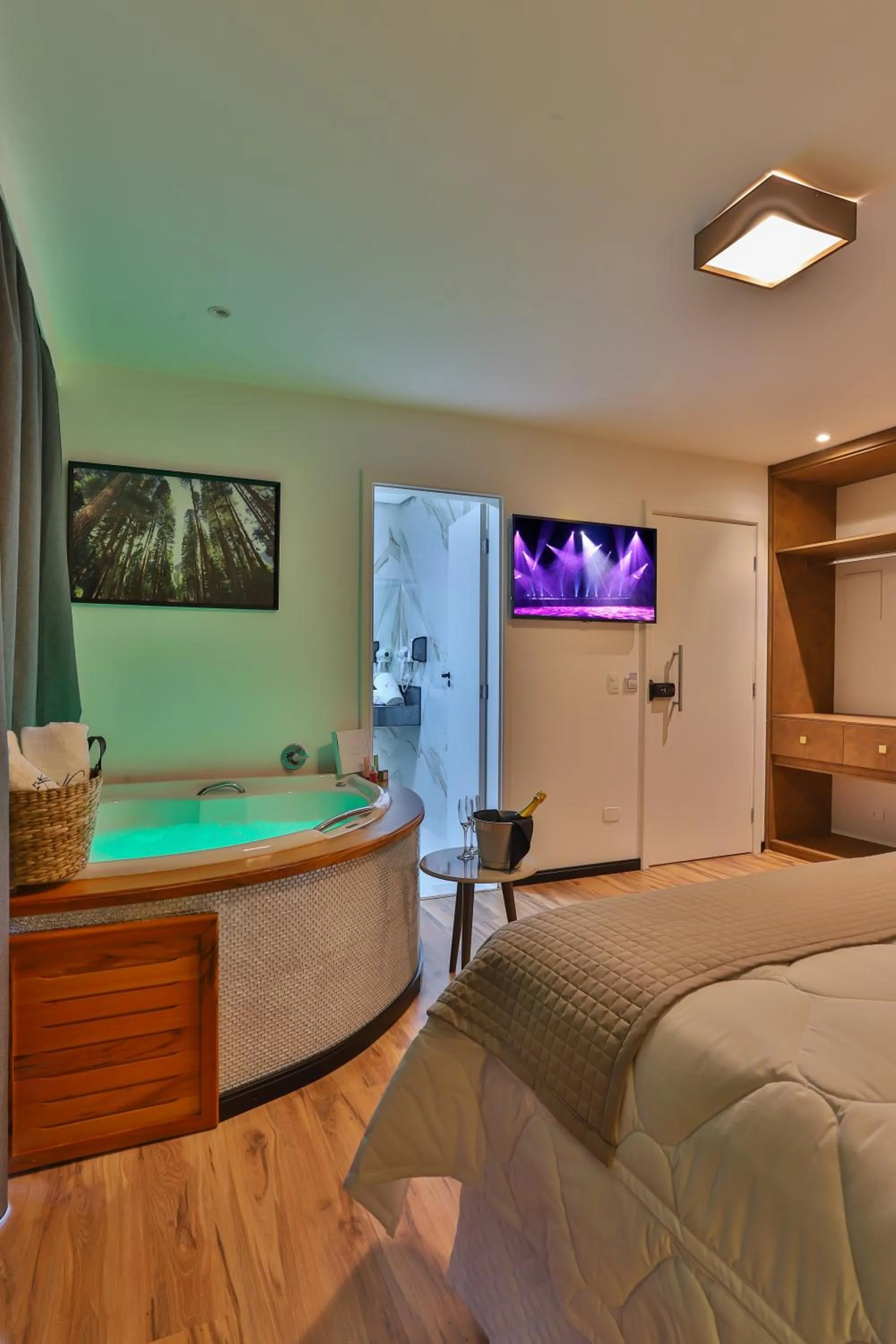 Bed in La Vita Pousada de Charme