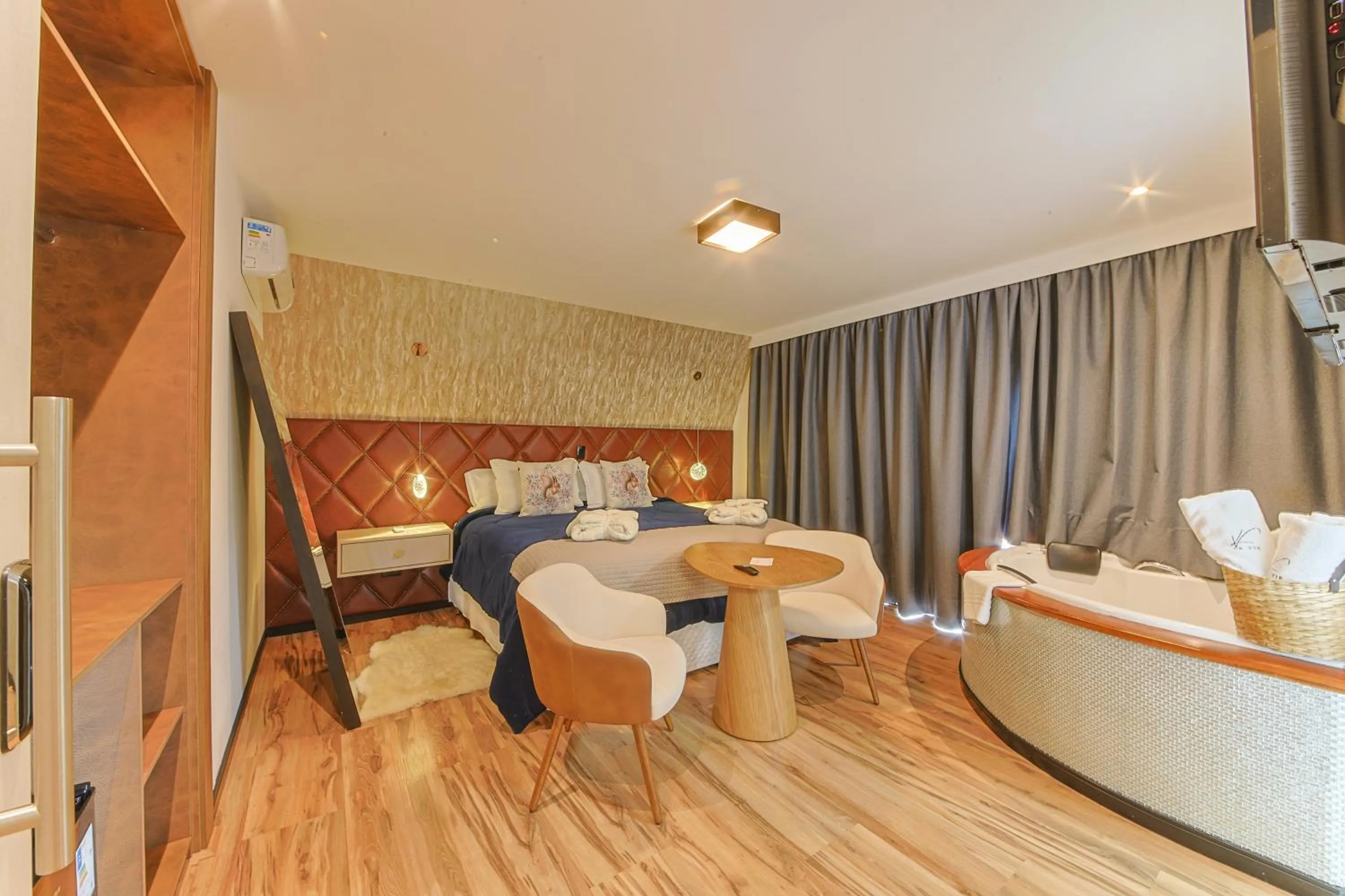 Bed in La Vita Pousada de Charme