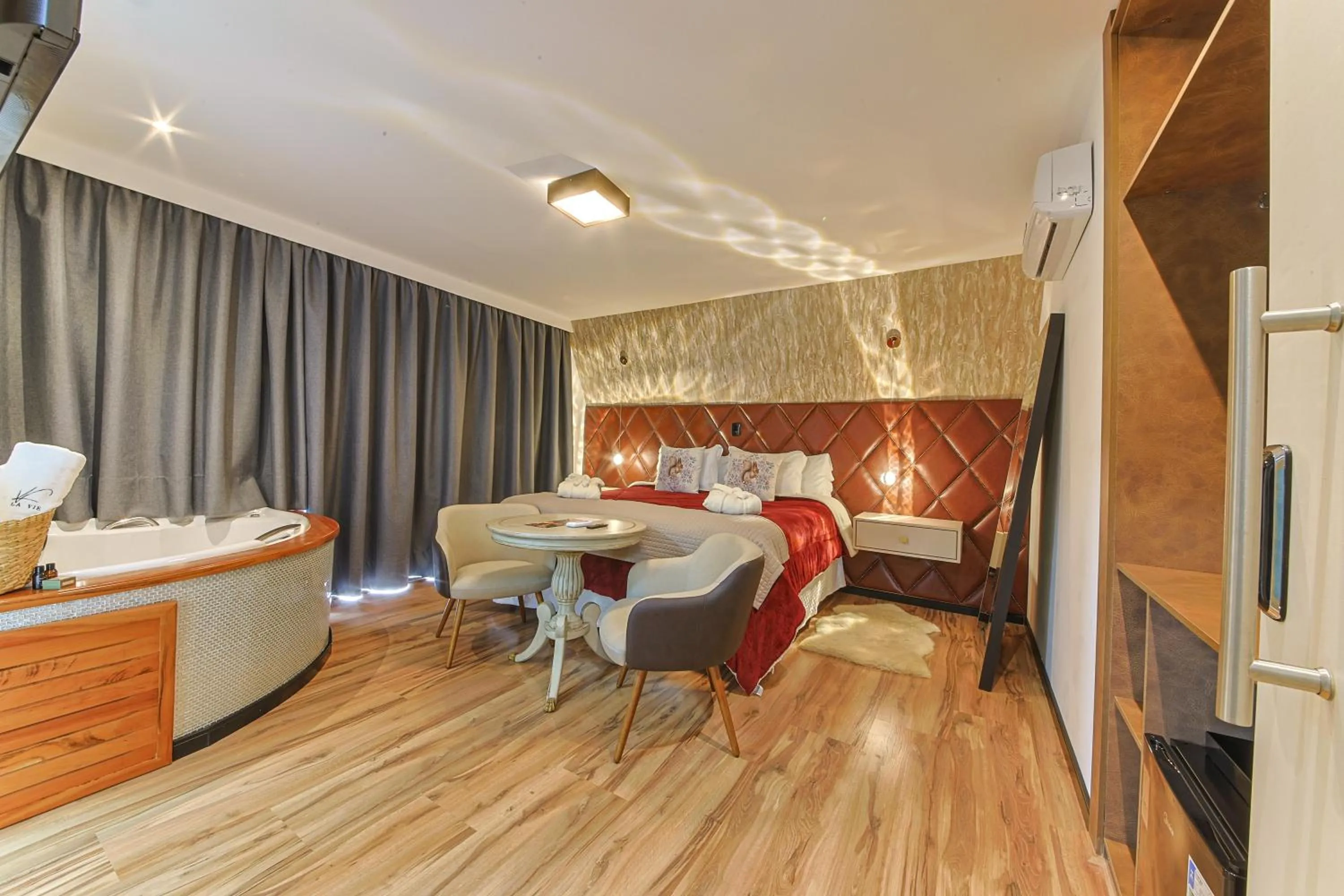 Bed in La Vita Pousada de Charme