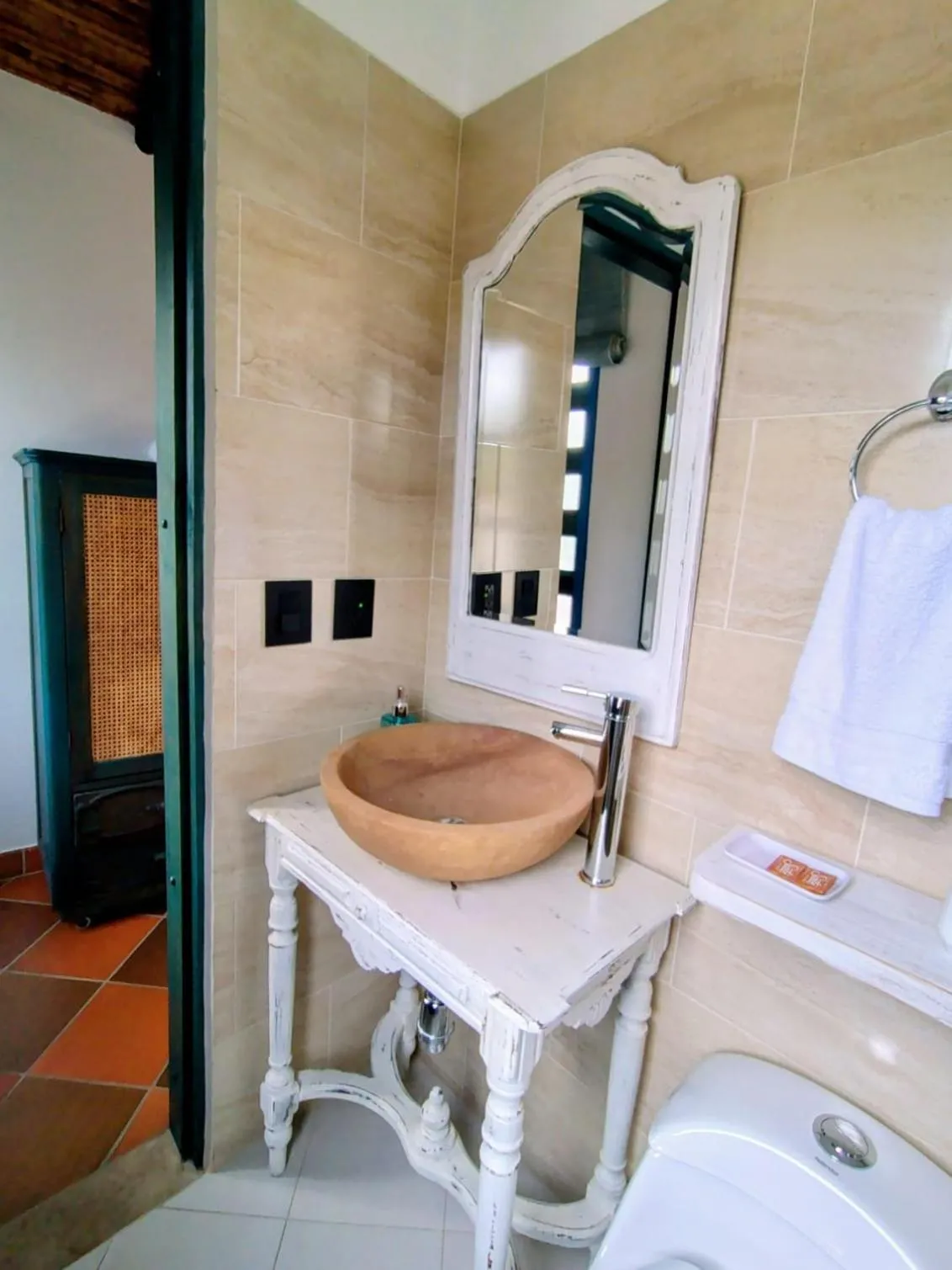Shower in Casa Silva - Hotel Cafe