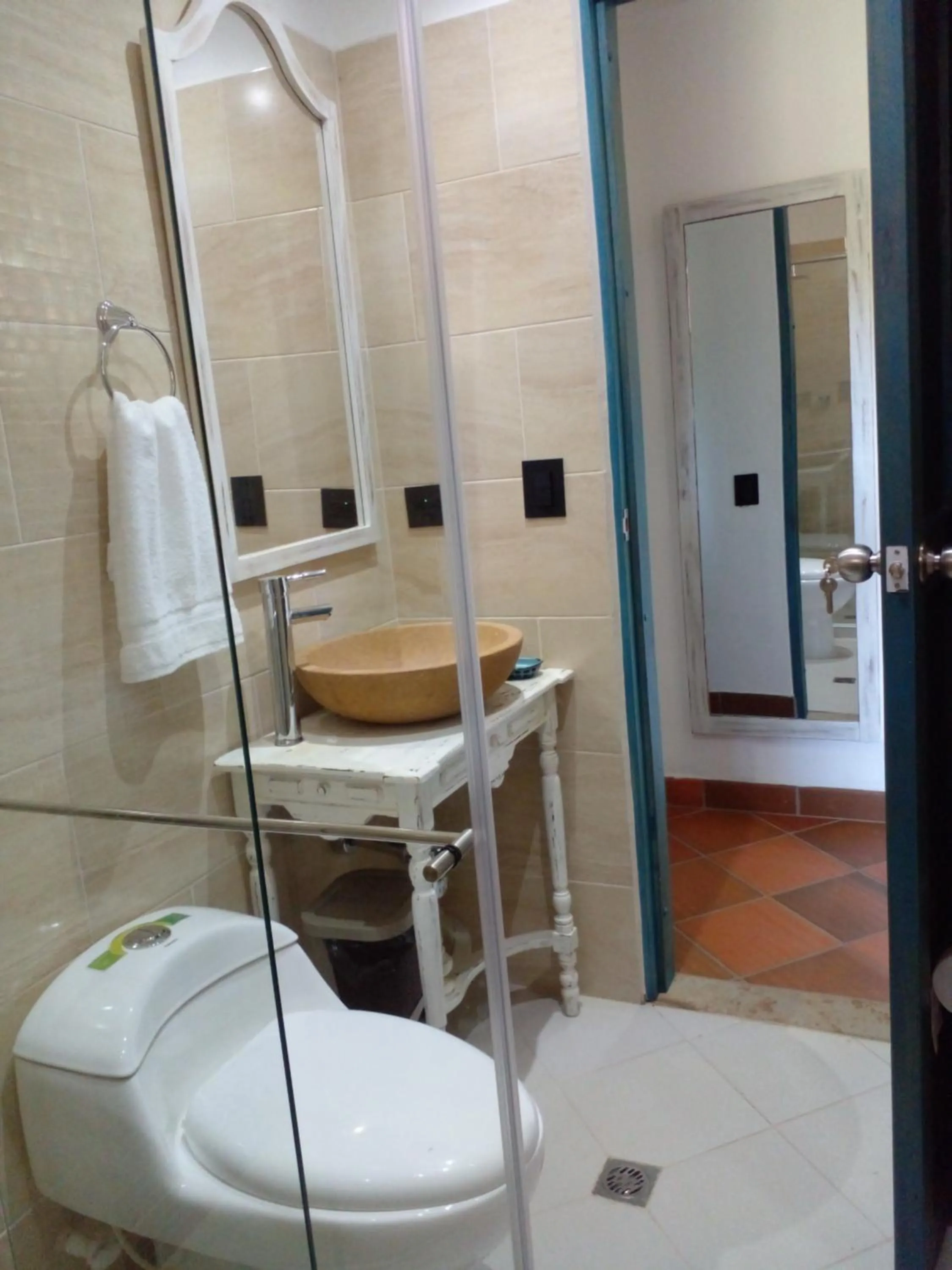 Shower in Casa Silva - Hotel Cafe