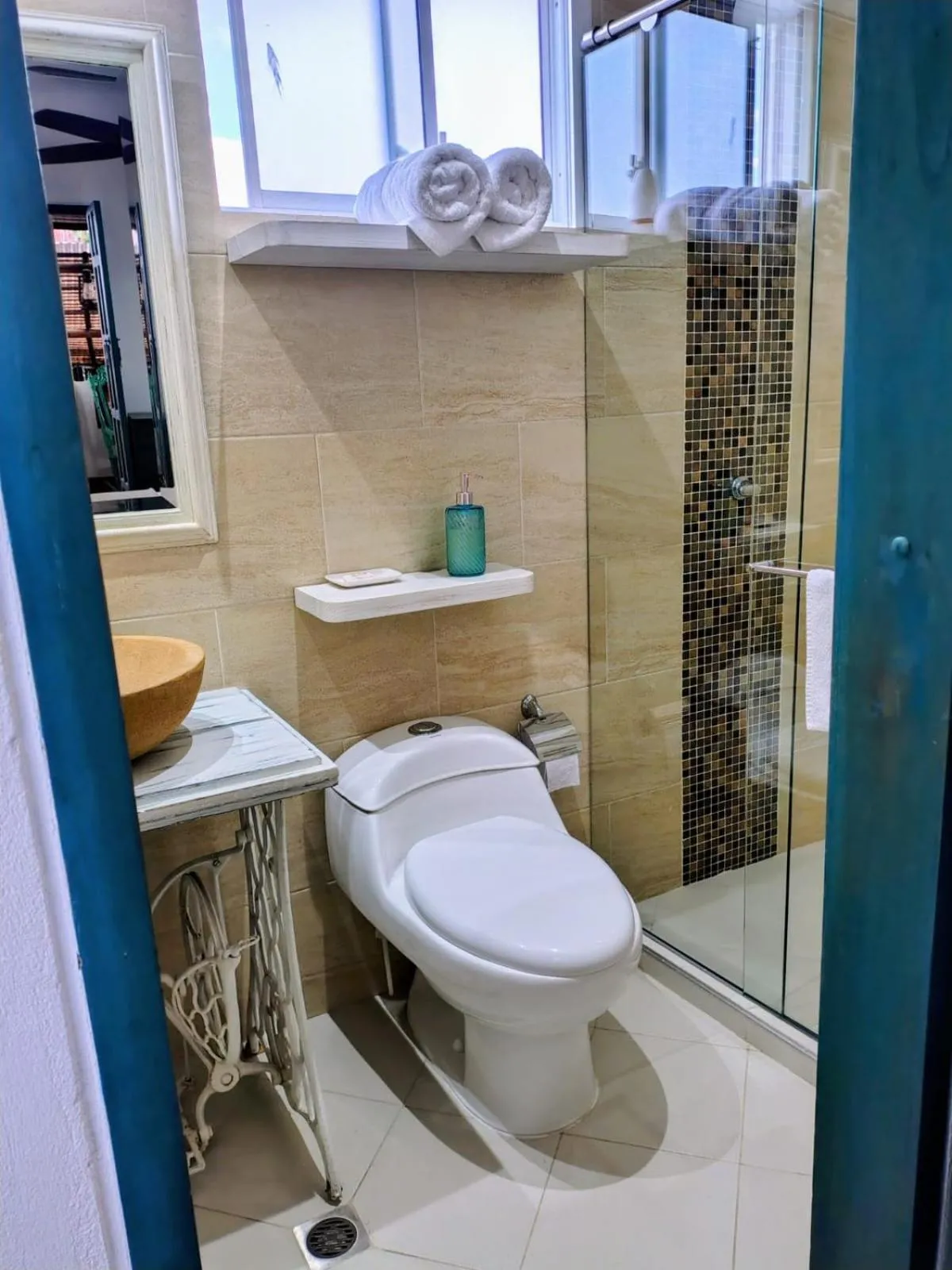 Shower in Casa Silva - Hotel Cafe