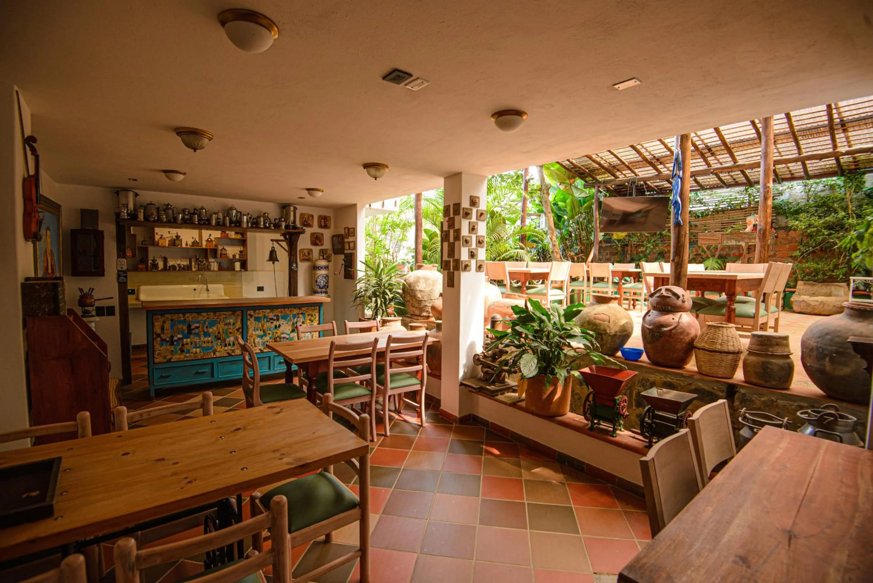 Garden in Casa Silva - Hotel Cafe