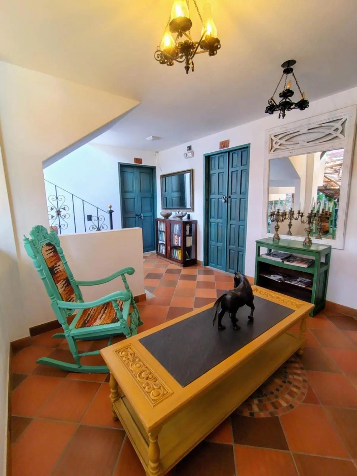 Seating area in Casa Silva - Hotel Cafe