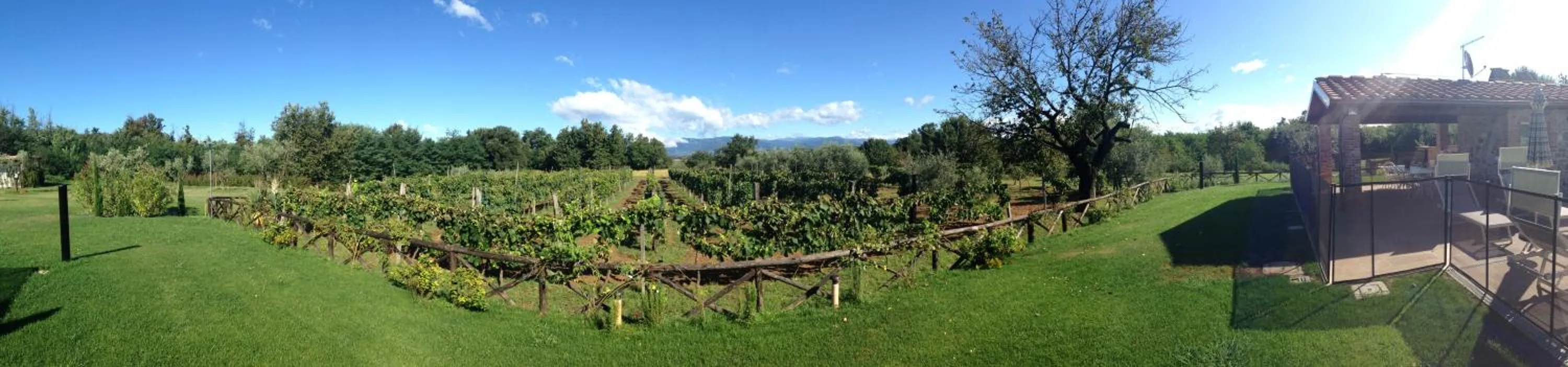 Patio in Villa Gourmet