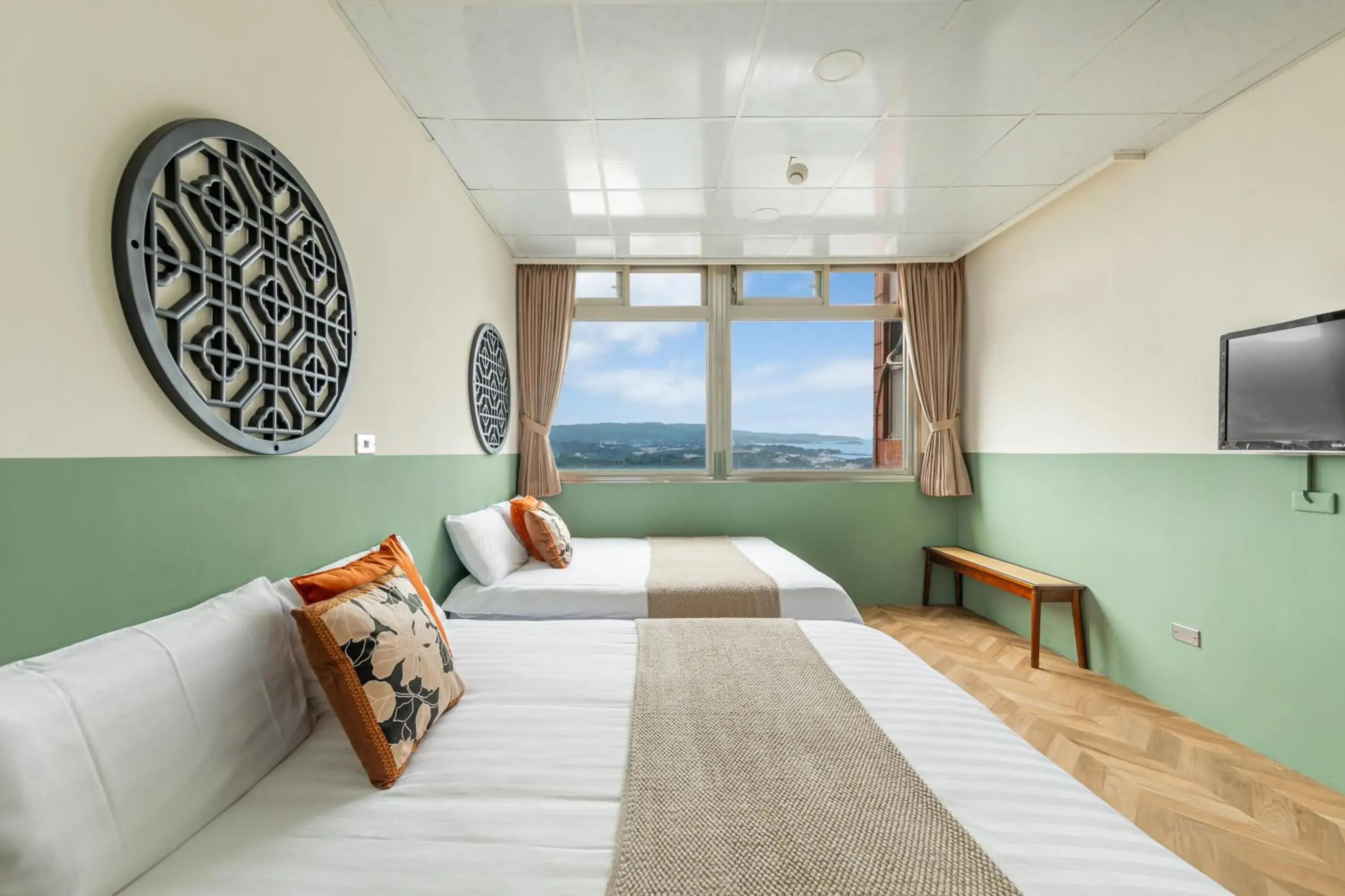 Photo of the whole room, Bed in Jiufen Nostalgic Inn Photo of the whole room, Bed in Jiufen Nostalgic Inn