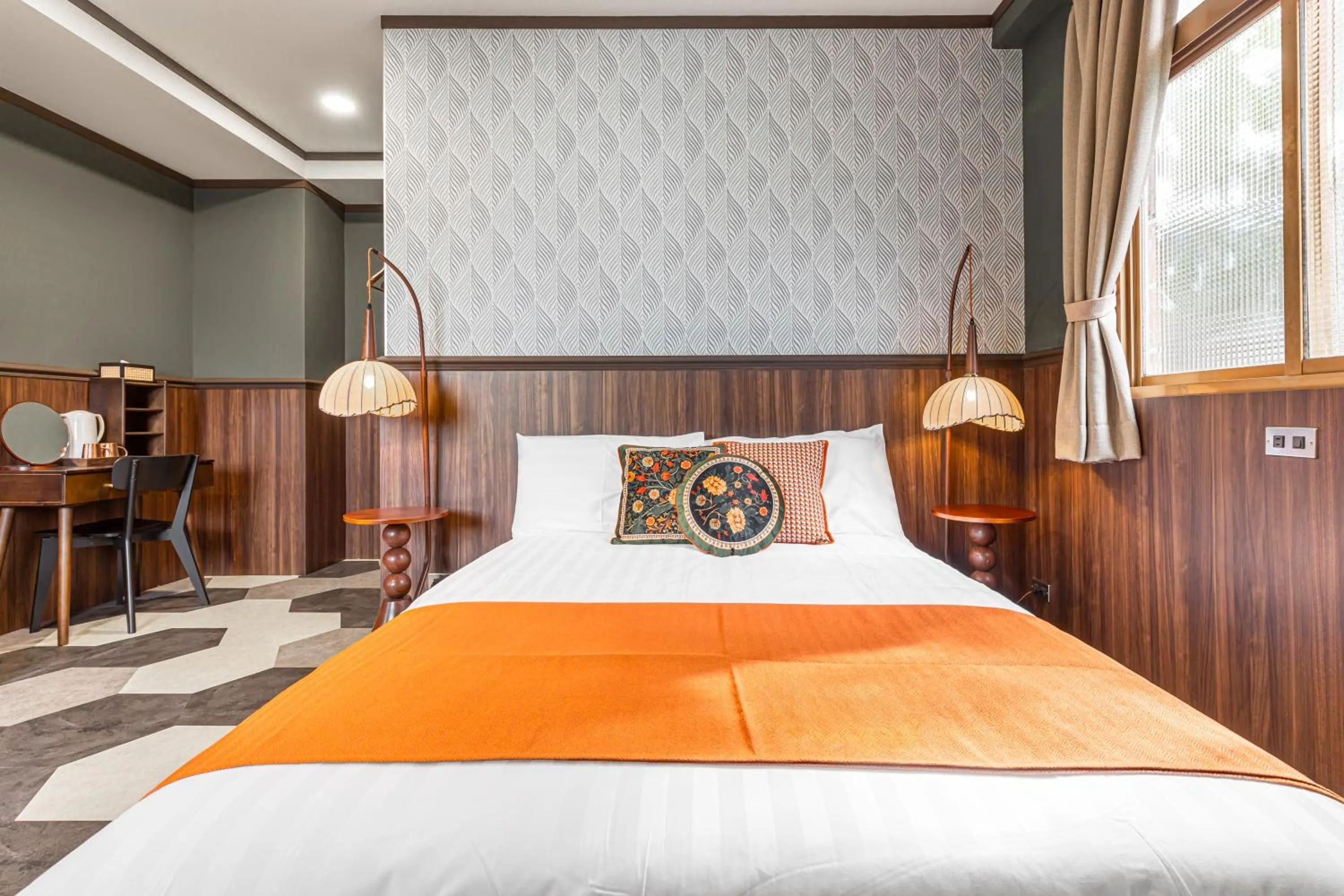 Bed in Jiufen Nostalgic Inn