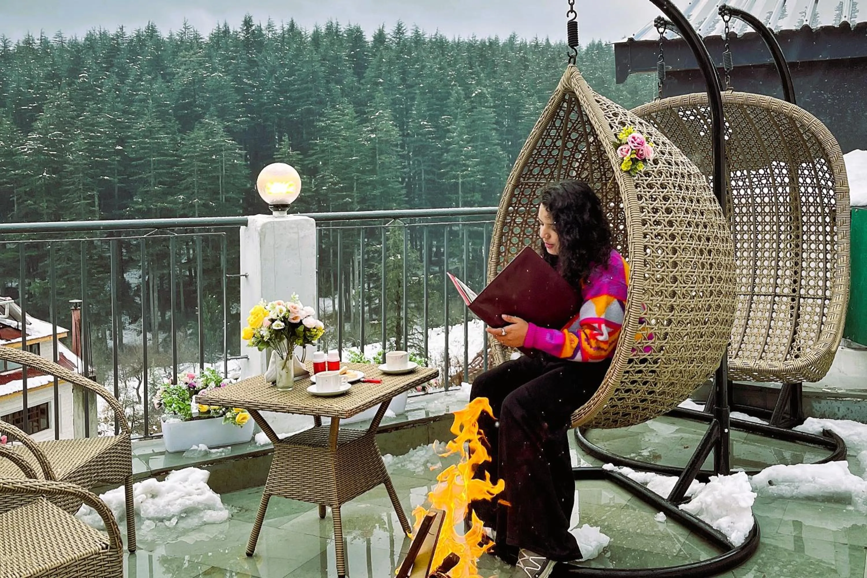 Balcony/Terrace in Hotel Greenfields