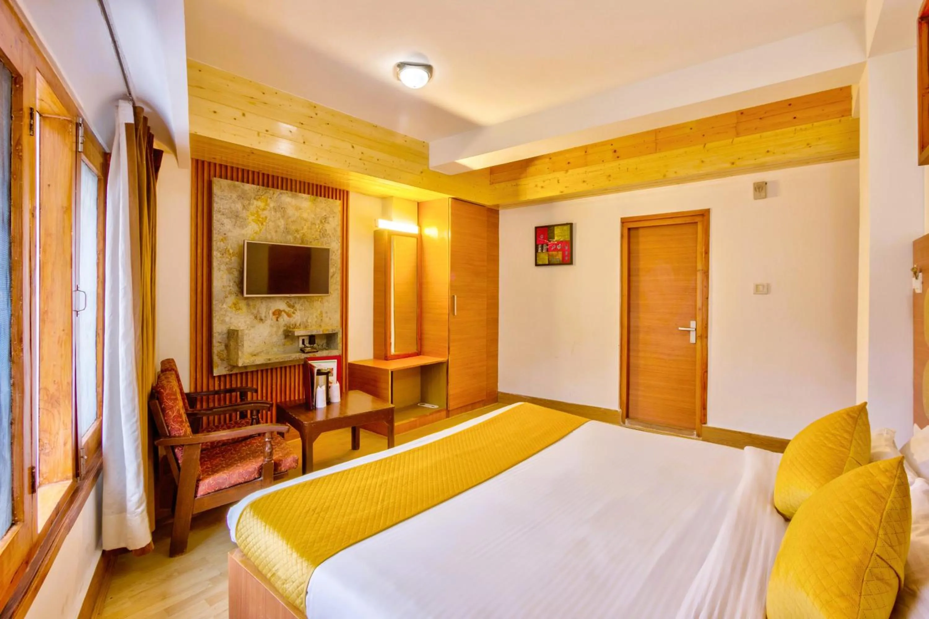 Bedroom, Bed in Hotel Greenfields