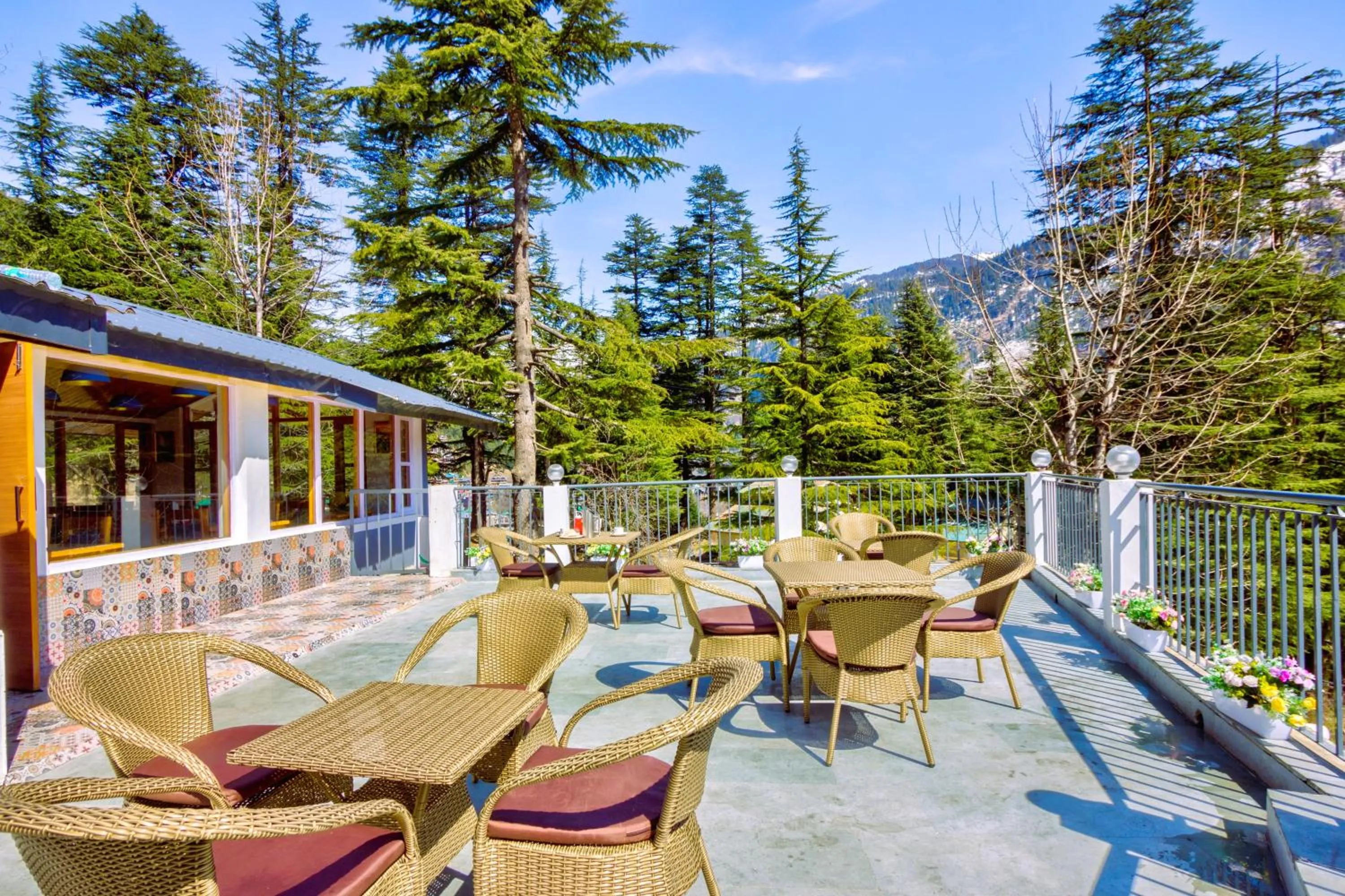 Balcony/Terrace in Hotel Greenfields
