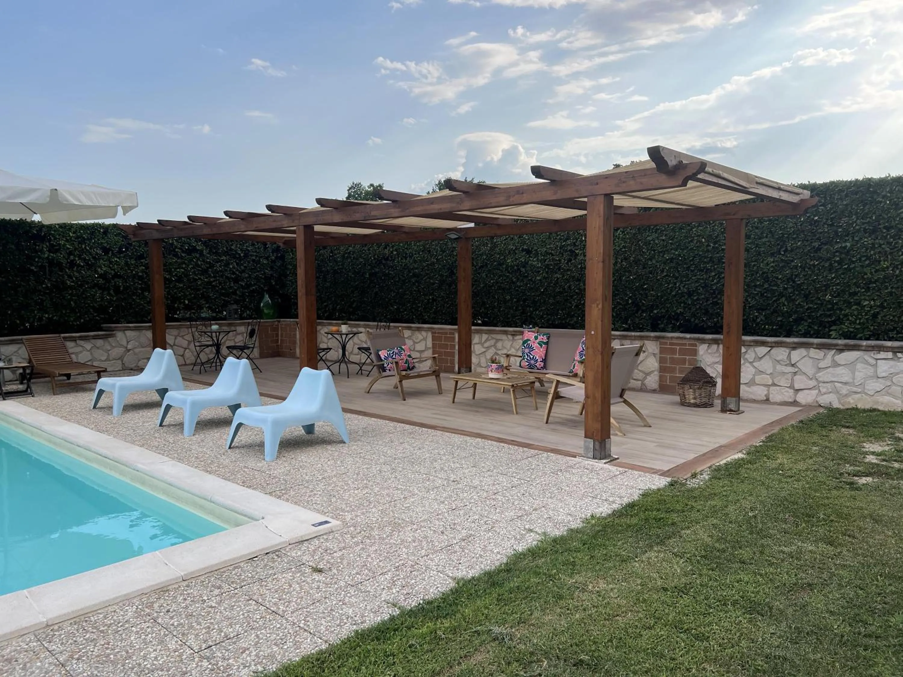 Swimming pool in B&B Colle Cucchiara