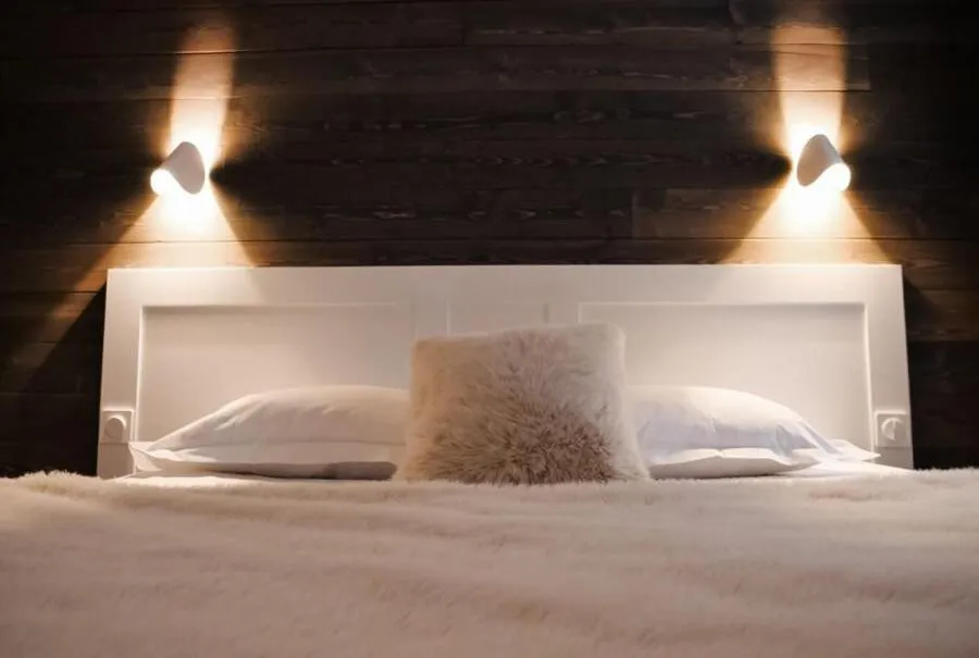 Bedroom in Chalet hôtel le Whymper