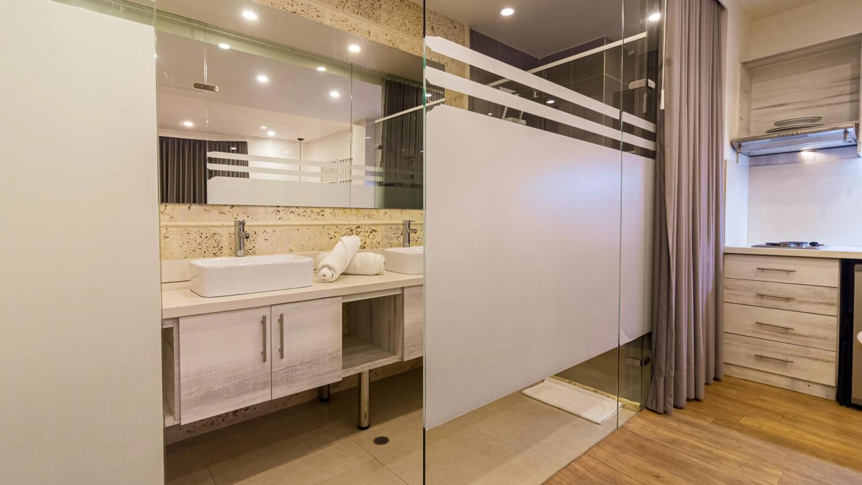 Bathroom in Cartagena Suites de Manga