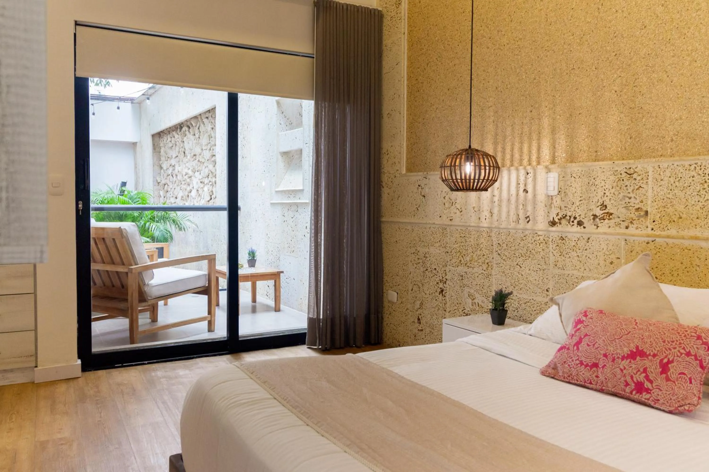 Bedroom, Bed in Cartagena Suites de Manga