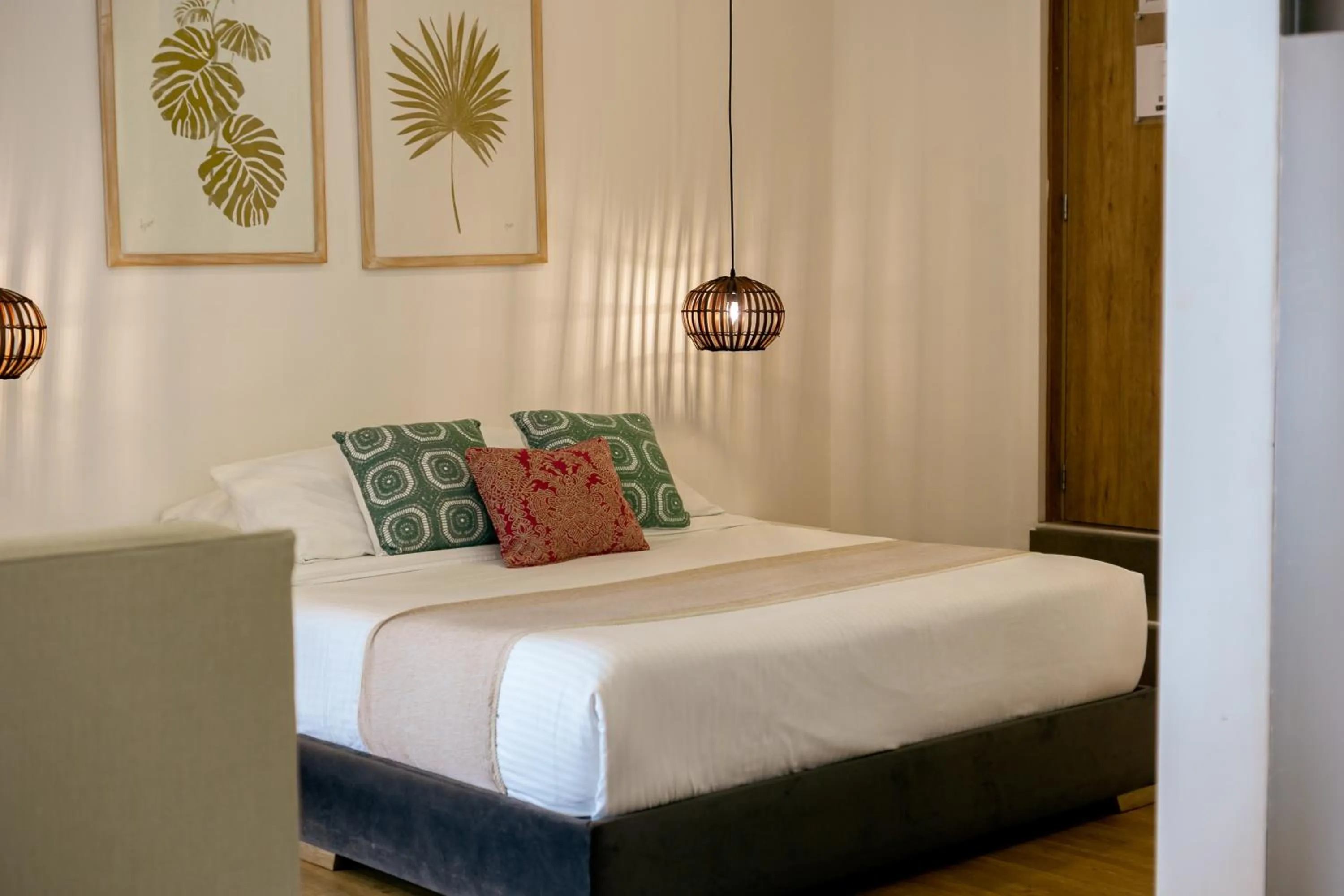 Bed in Cartagena Suites de Manga