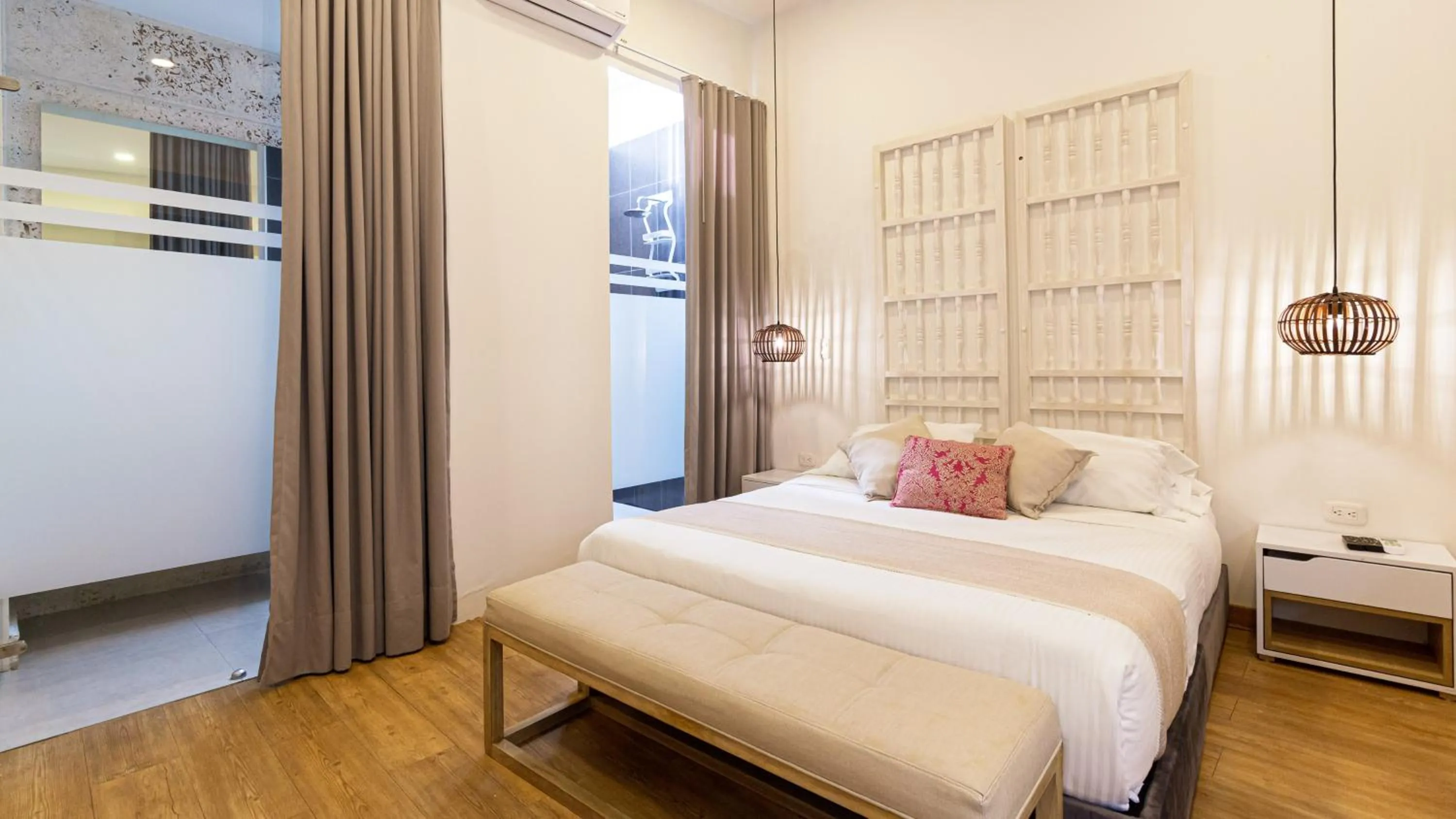 Bedroom, Bed in Cartagena Suites de Manga