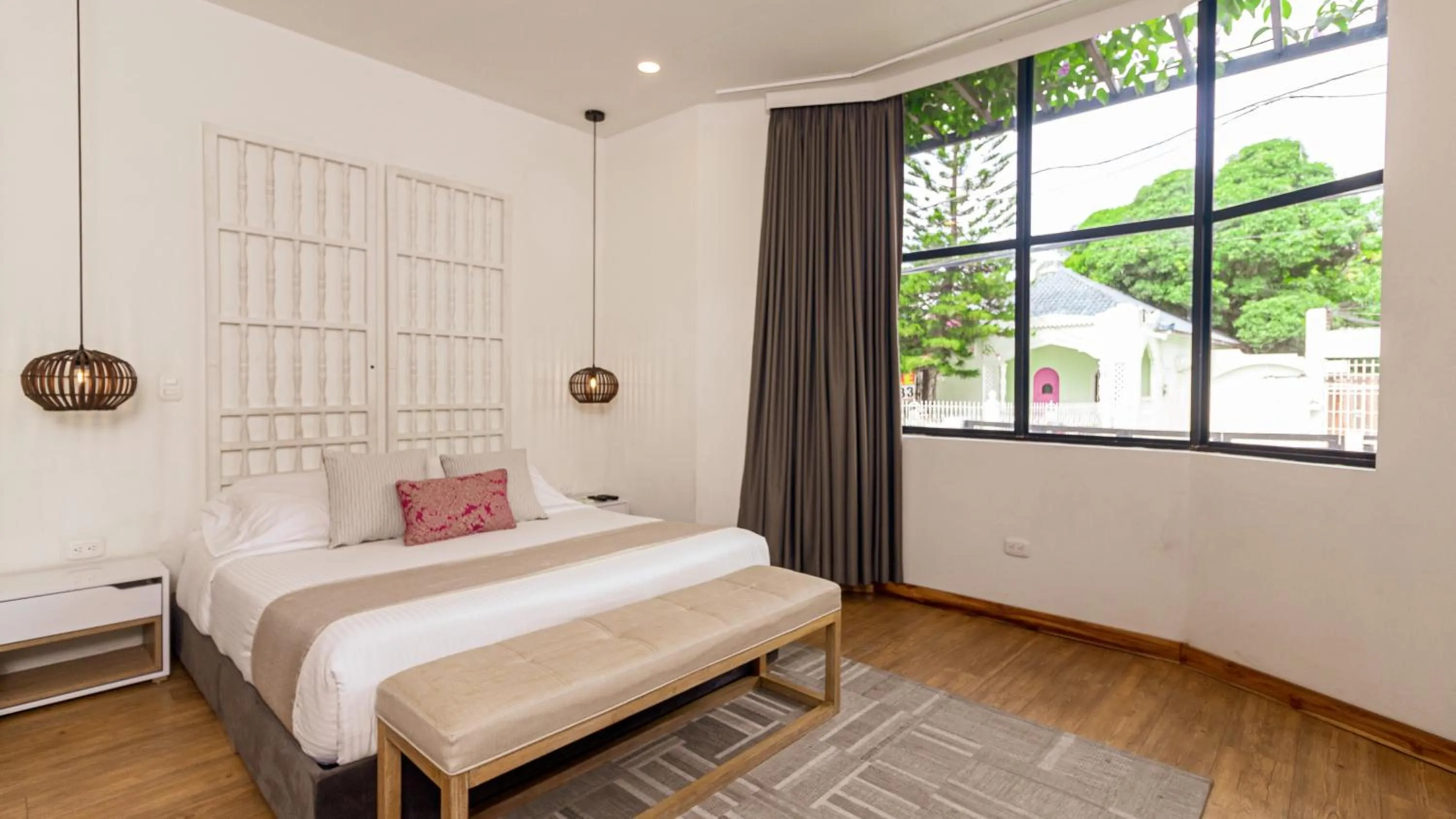 Bedroom, Bed in Cartagena Suites de Manga