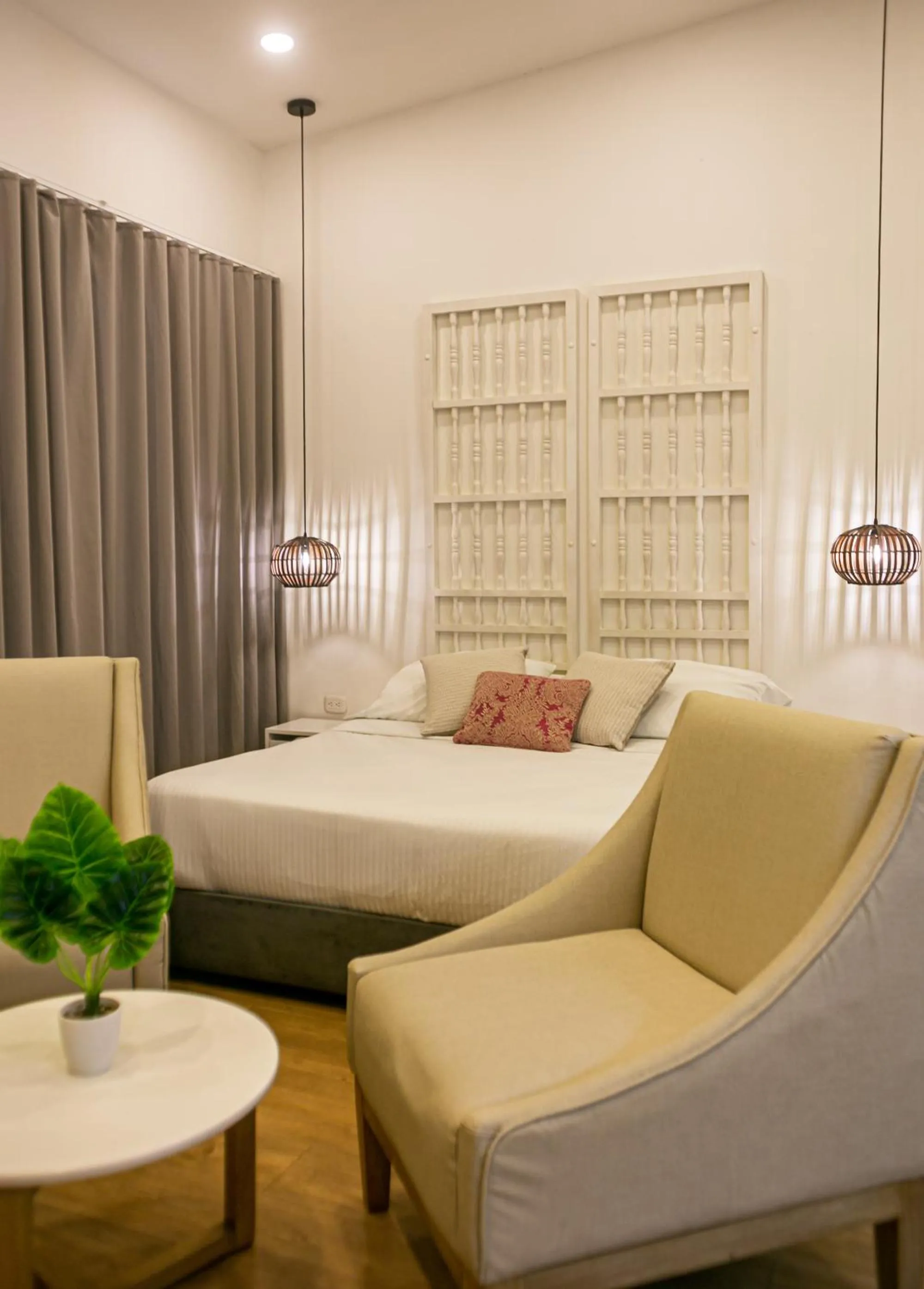 Bed in Cartagena Suites de Manga