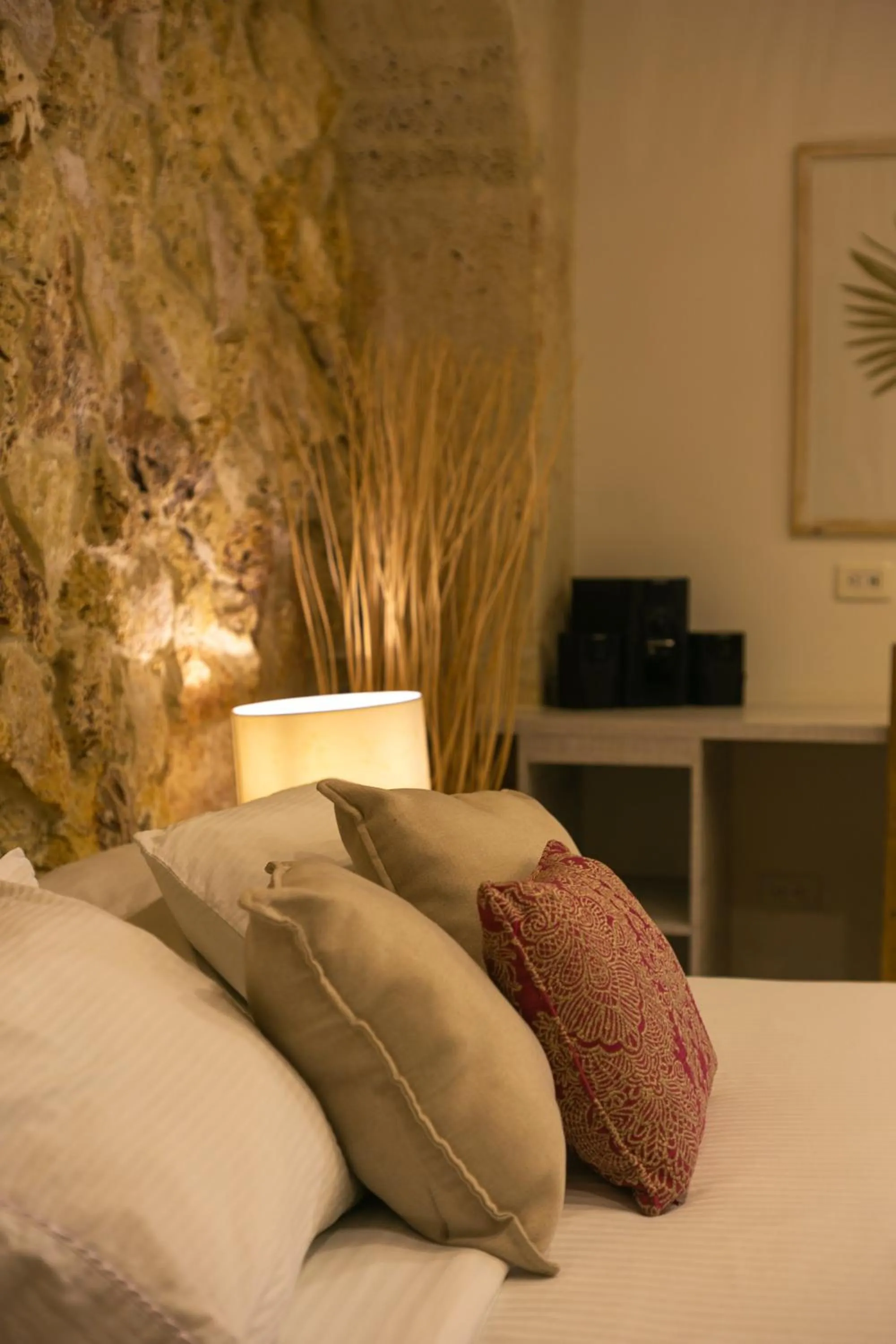 Bed in Cartagena Suites de Manga