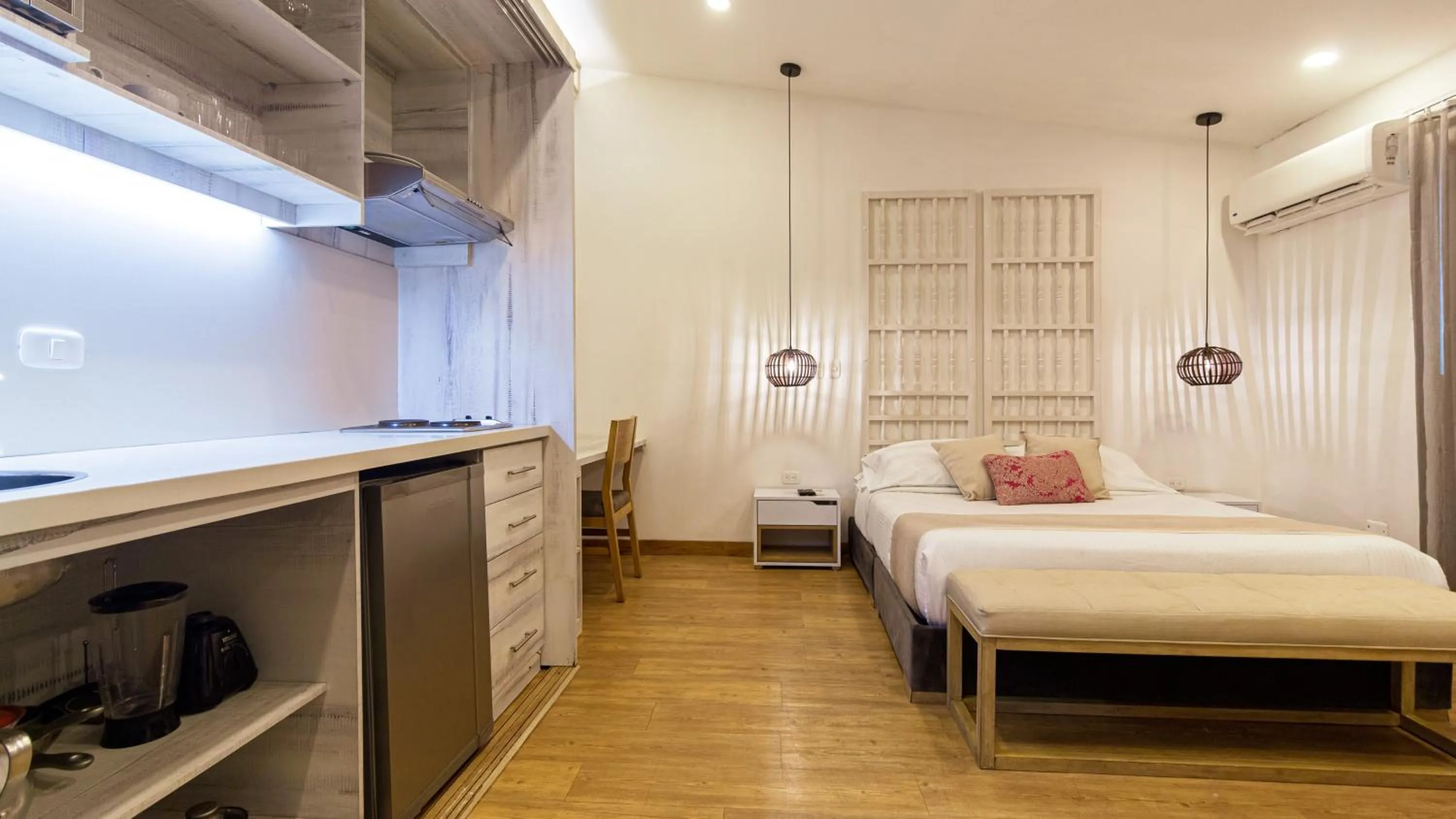 Bed in Cartagena Suites de Manga