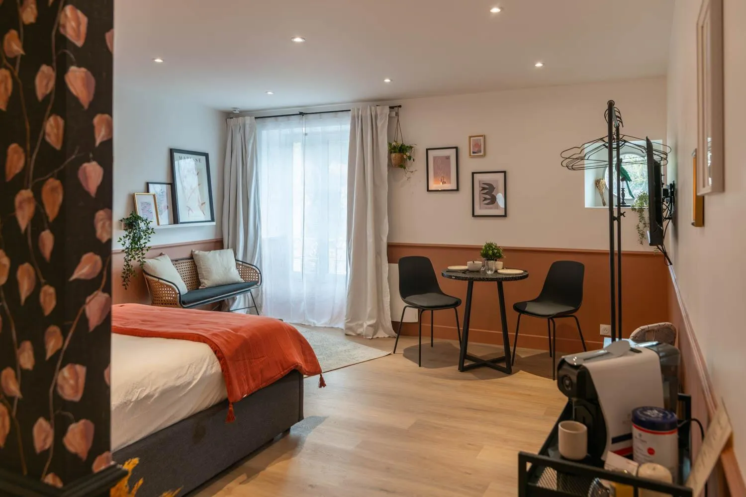 Bed in Le Logis d'Origine.