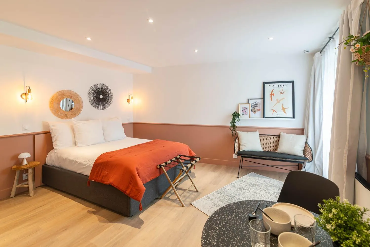 Bed in Le Logis d'Origine.