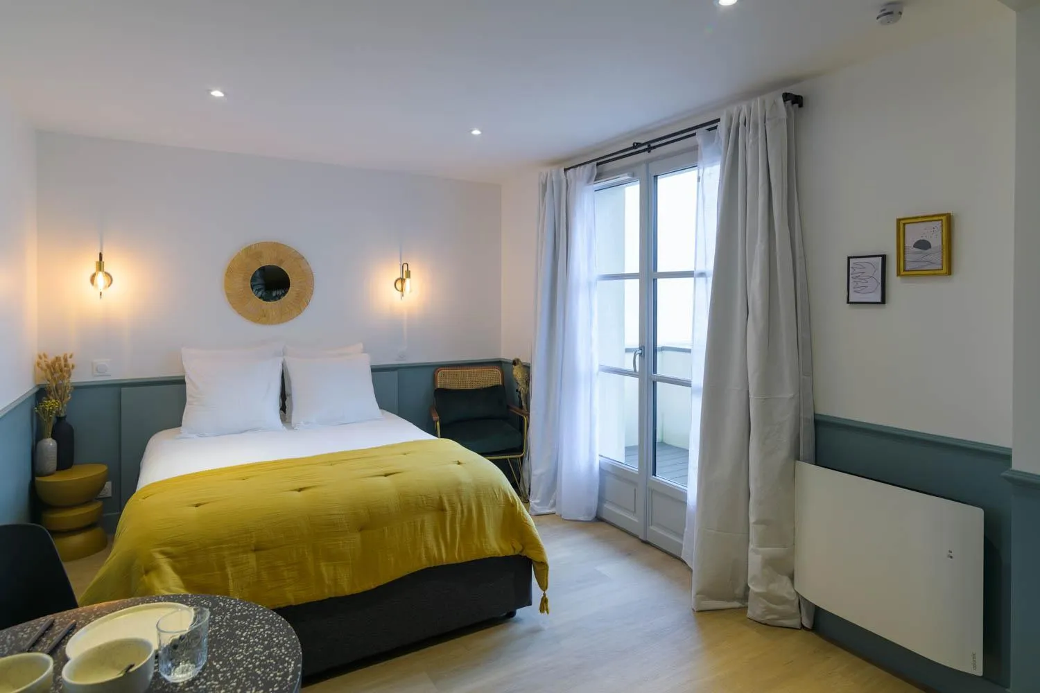 Bed in Le Logis d'Origine.