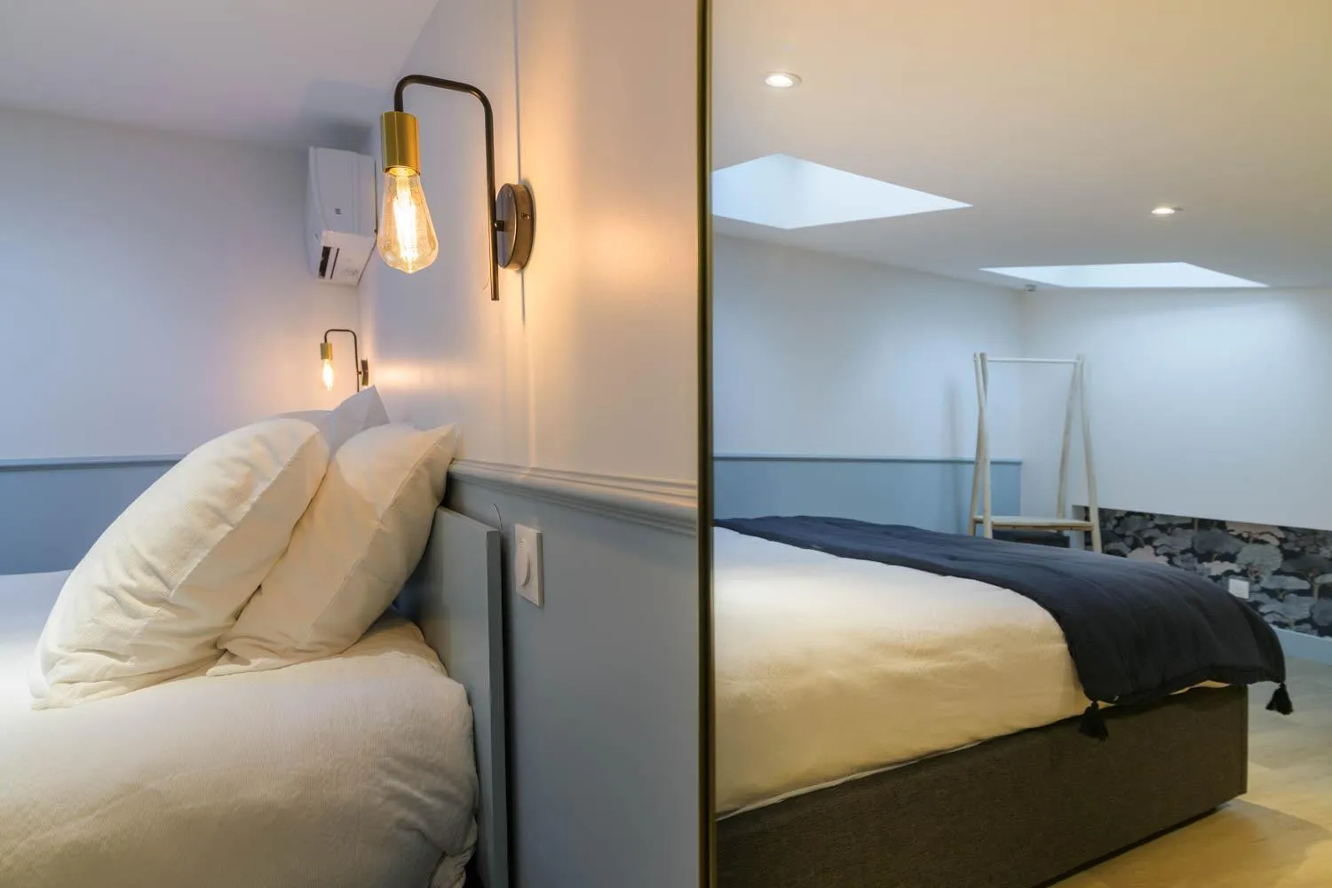 Bed in Le Logis d'Origine.