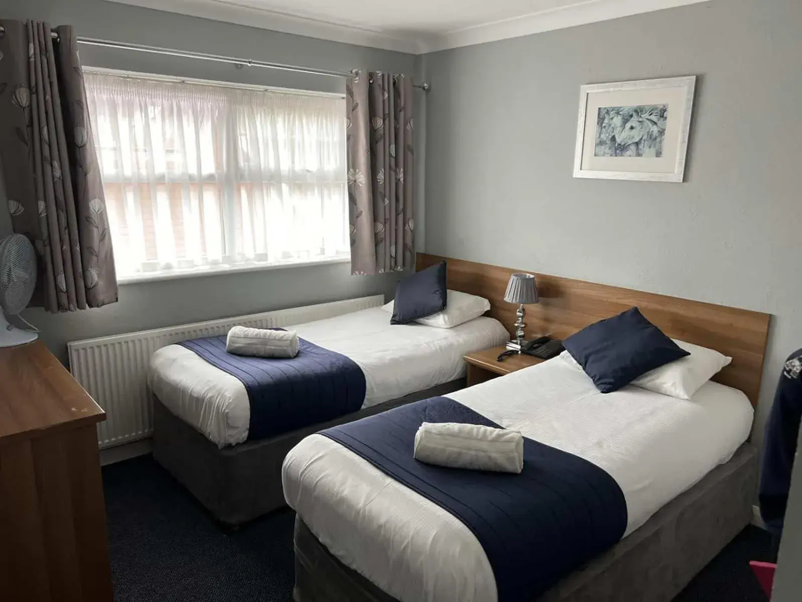 Bedroom, Bed in Corner House Hotel Gatwick with bookable Holiday parking Bedroom, Bed in Corner House Hotel Gatwick with bookable Holiday parking