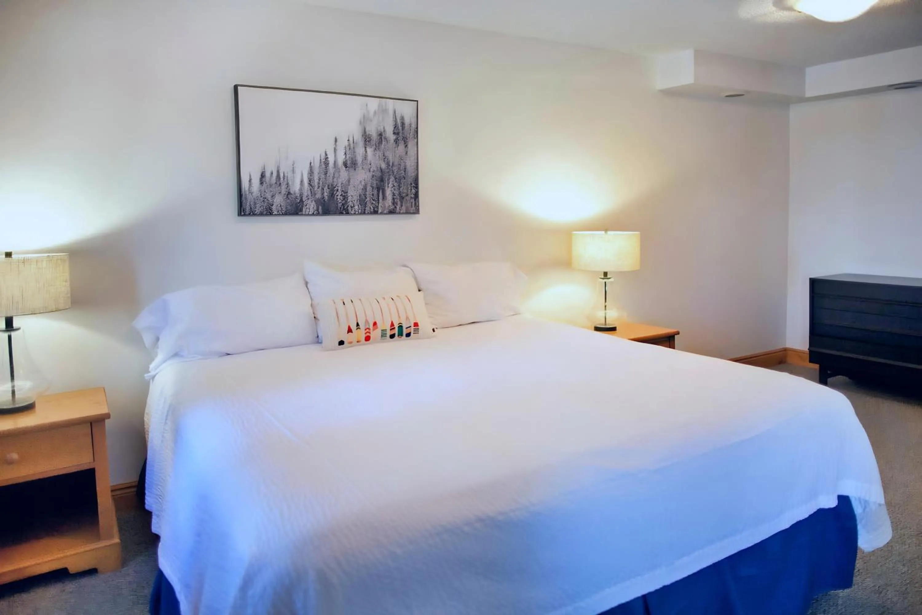 Bed in Terrace Suites