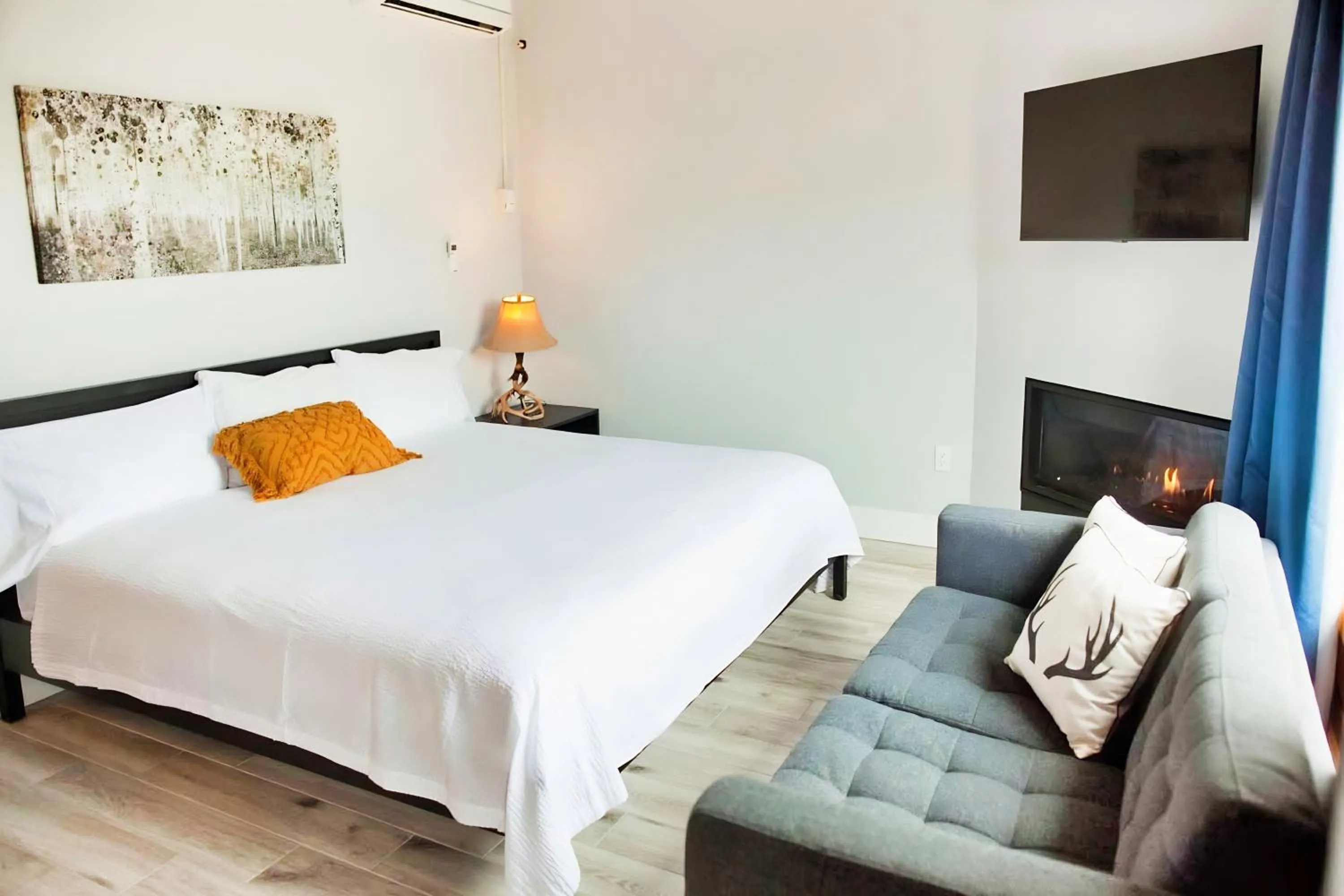 Bed in Terrace Suites