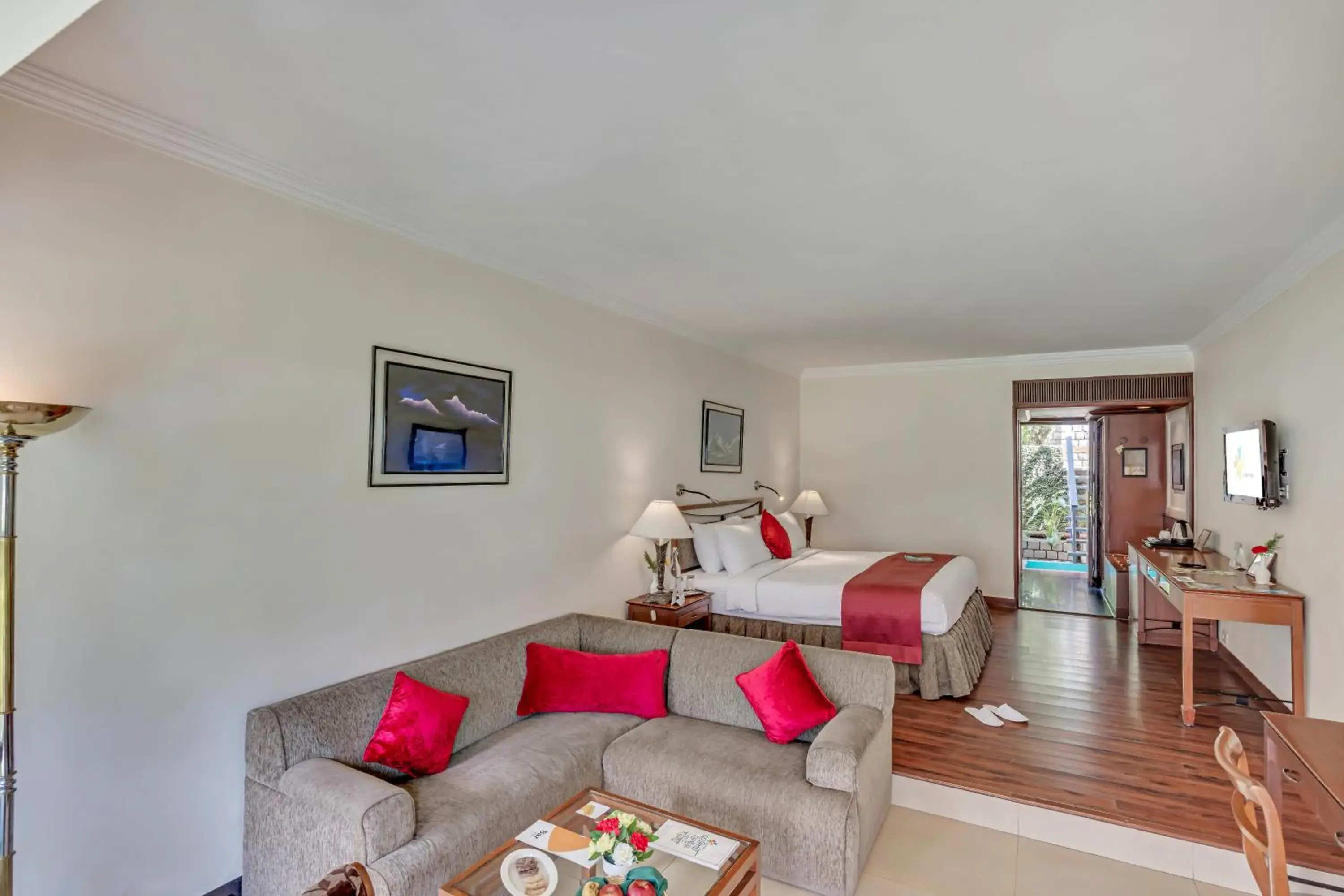 Photo of the whole room, Bed in Club Mahindra White Meadows Manali Photo of the whole room, Bed in Club Mahindra White Meadows Manali