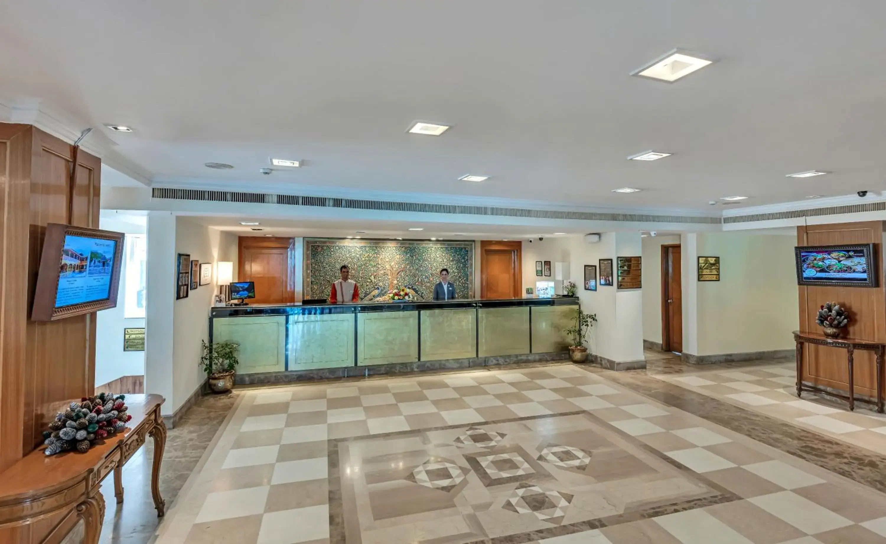 Lobby or reception in Club Mahindra White Meadows Manali Lobby or reception in Club Mahindra White Meadows Manali