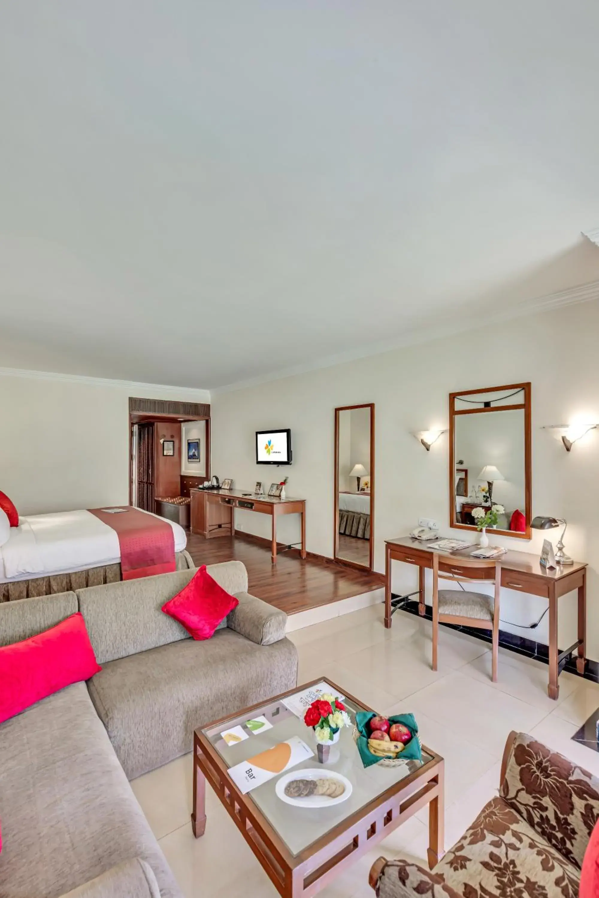 Photo of the whole room, Bed in Club Mahindra White Meadows Manali Photo of the whole room, Bed in Club Mahindra White Meadows Manali