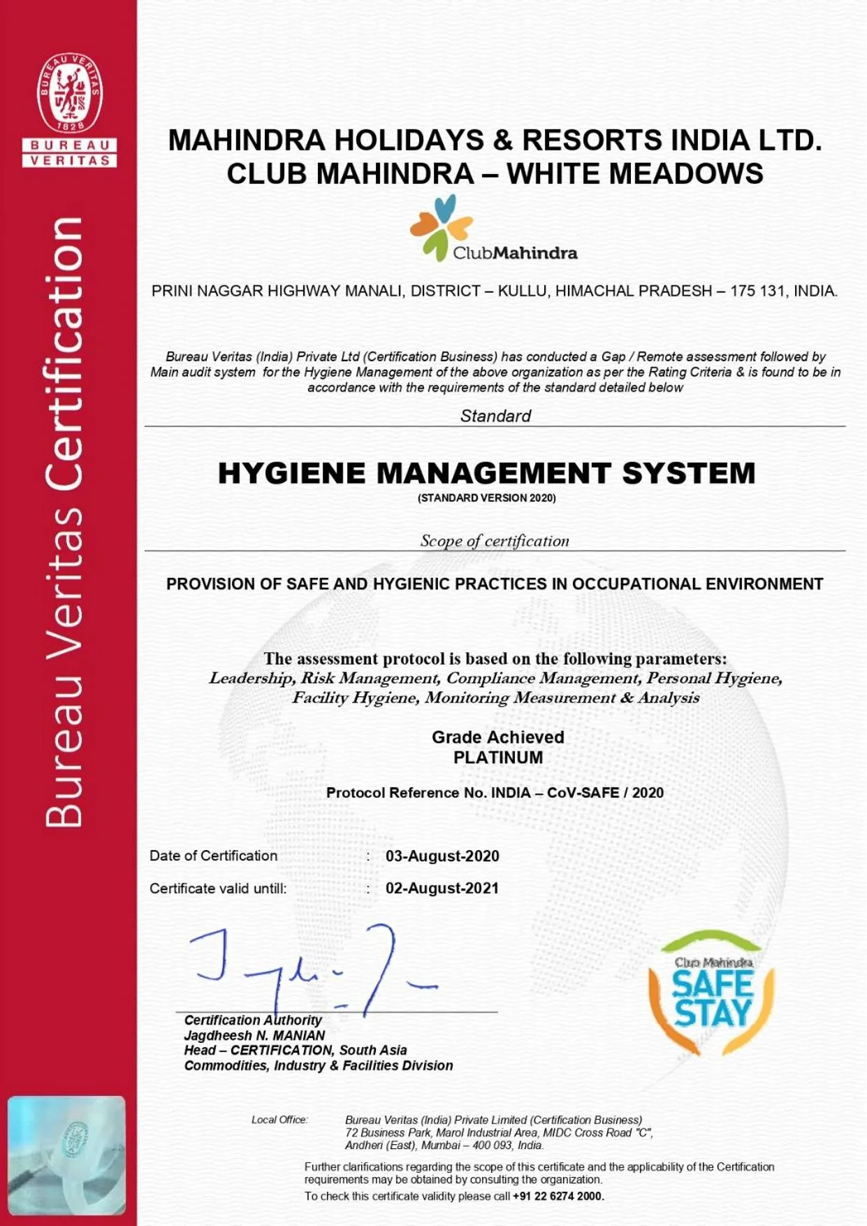 Club Mahindra White Meadows Manali