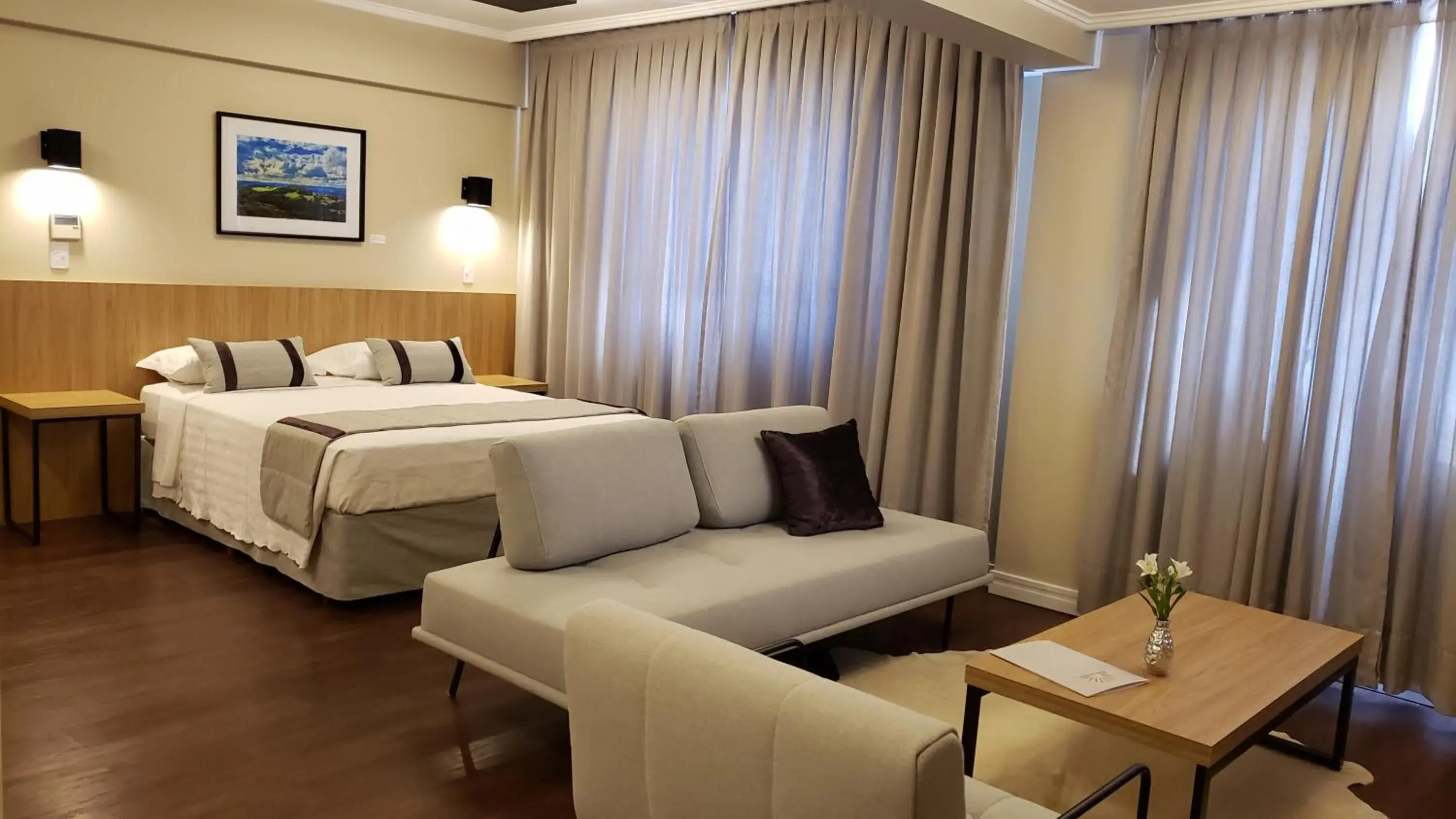 Bed in Hotel Alvorada Bed in Hotel Alvorada