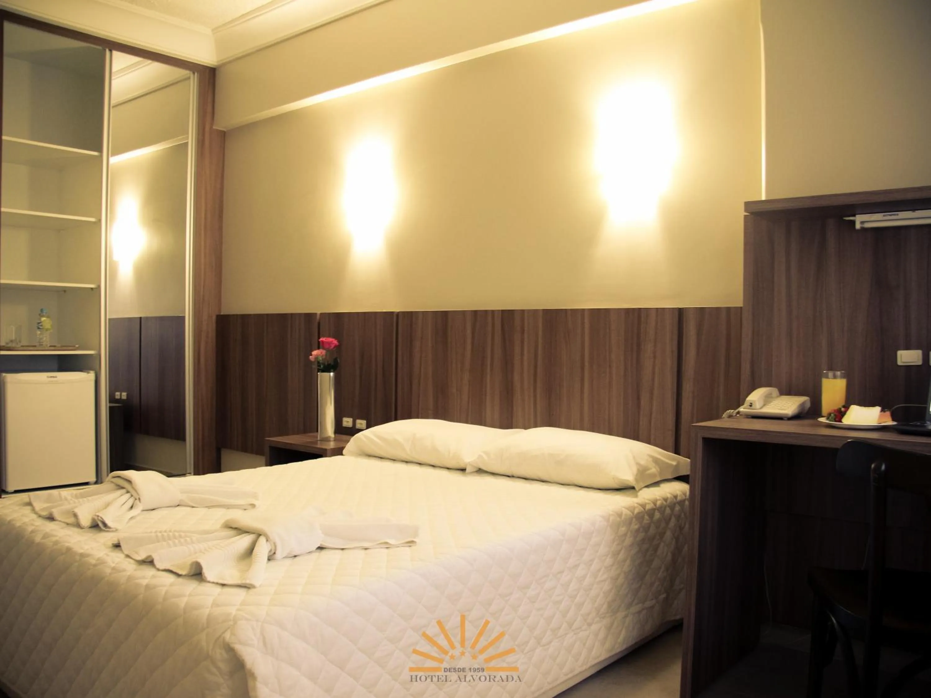 Bedroom, Bed in Hotel Alvorada