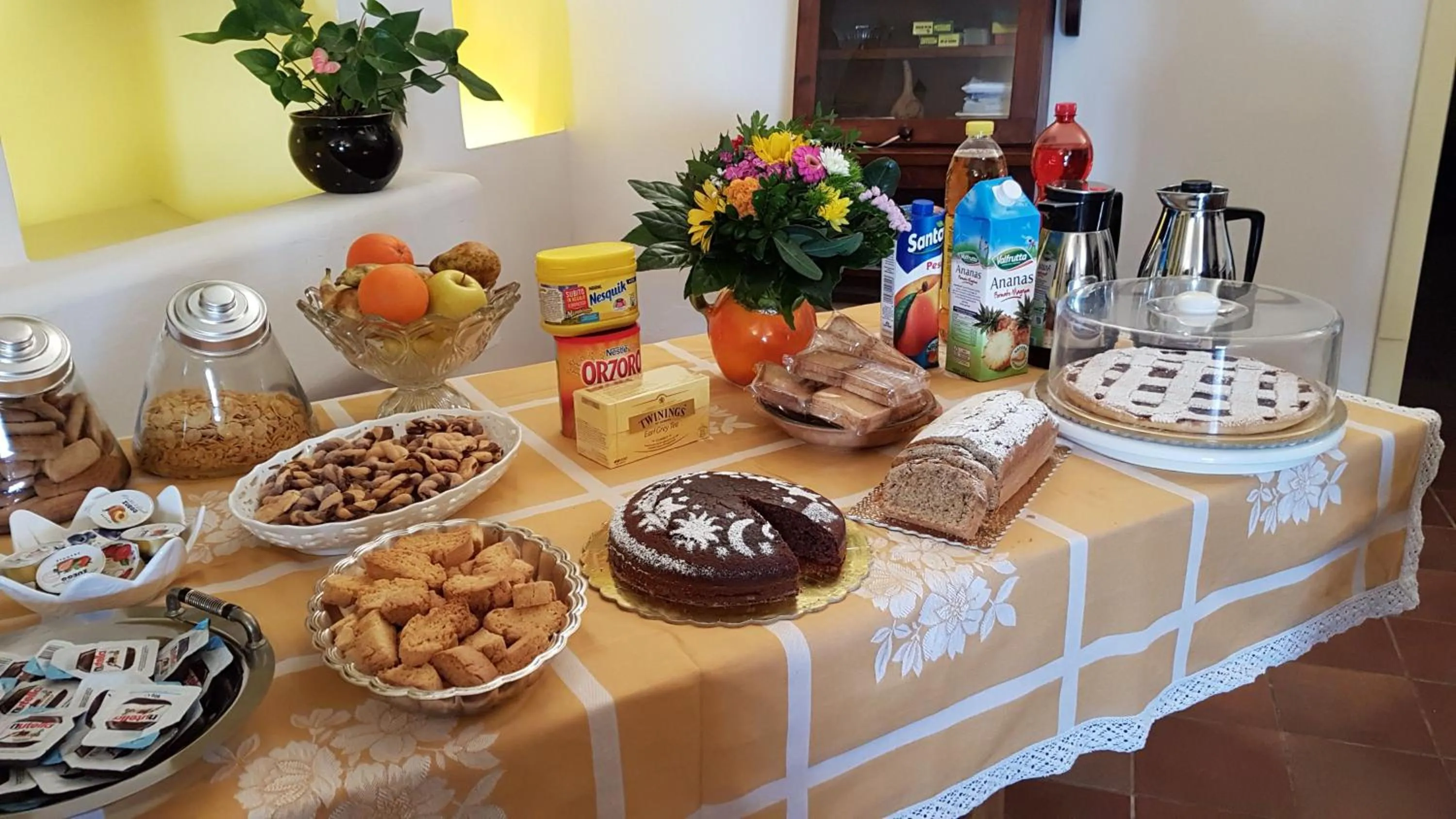 Food and drinks in La Capasa B&B