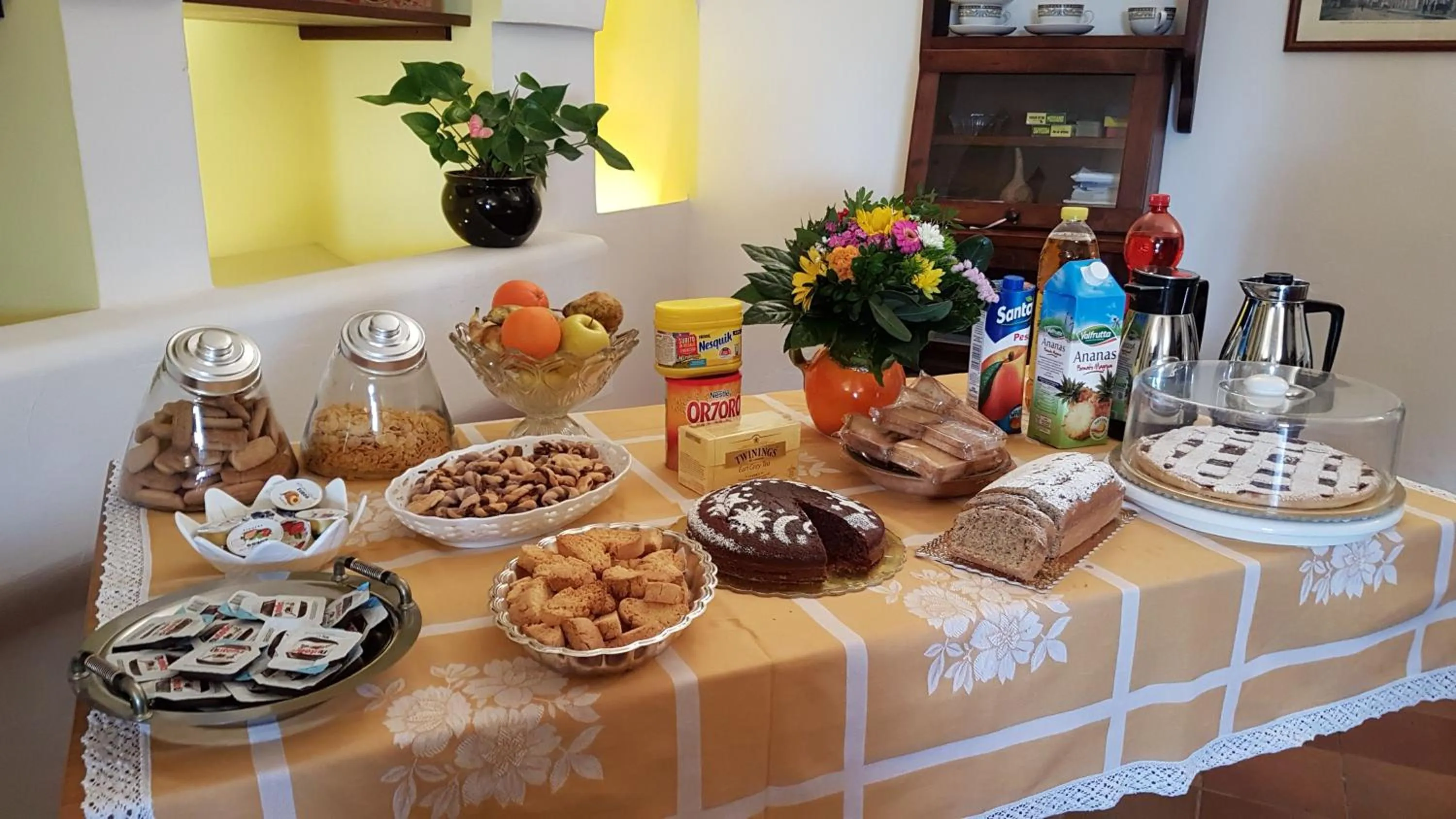 Food and drinks in La Capasa B&B