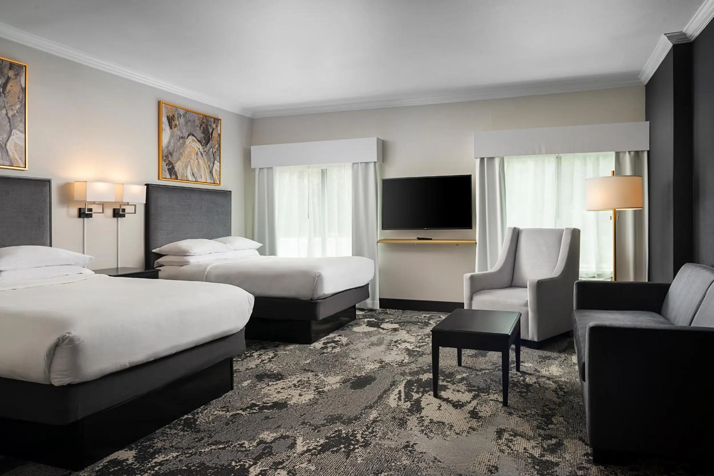 Bed in Champions Club and Hotel, Houston Westchase