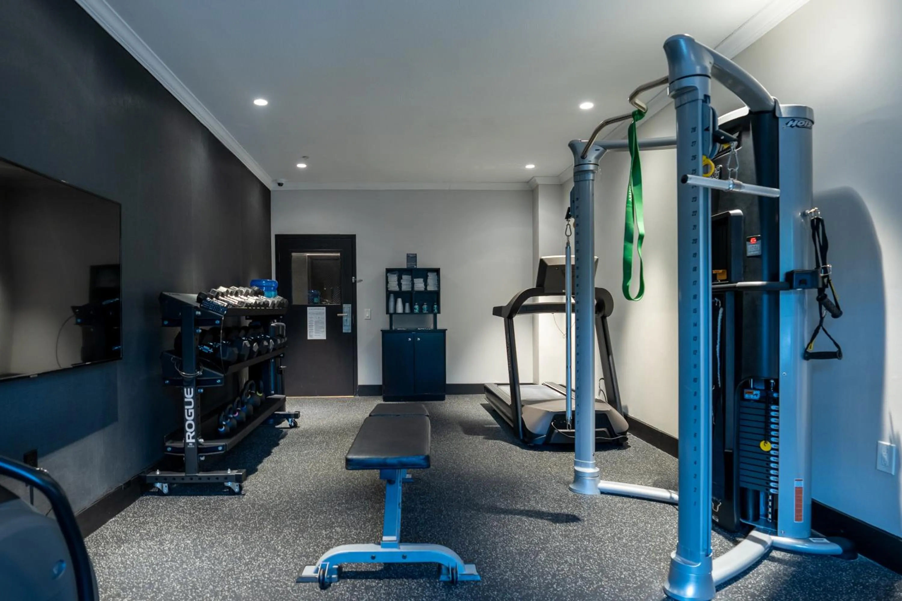 Fitness centre/facilities in Champions Club and Hotel, Houston Westchase