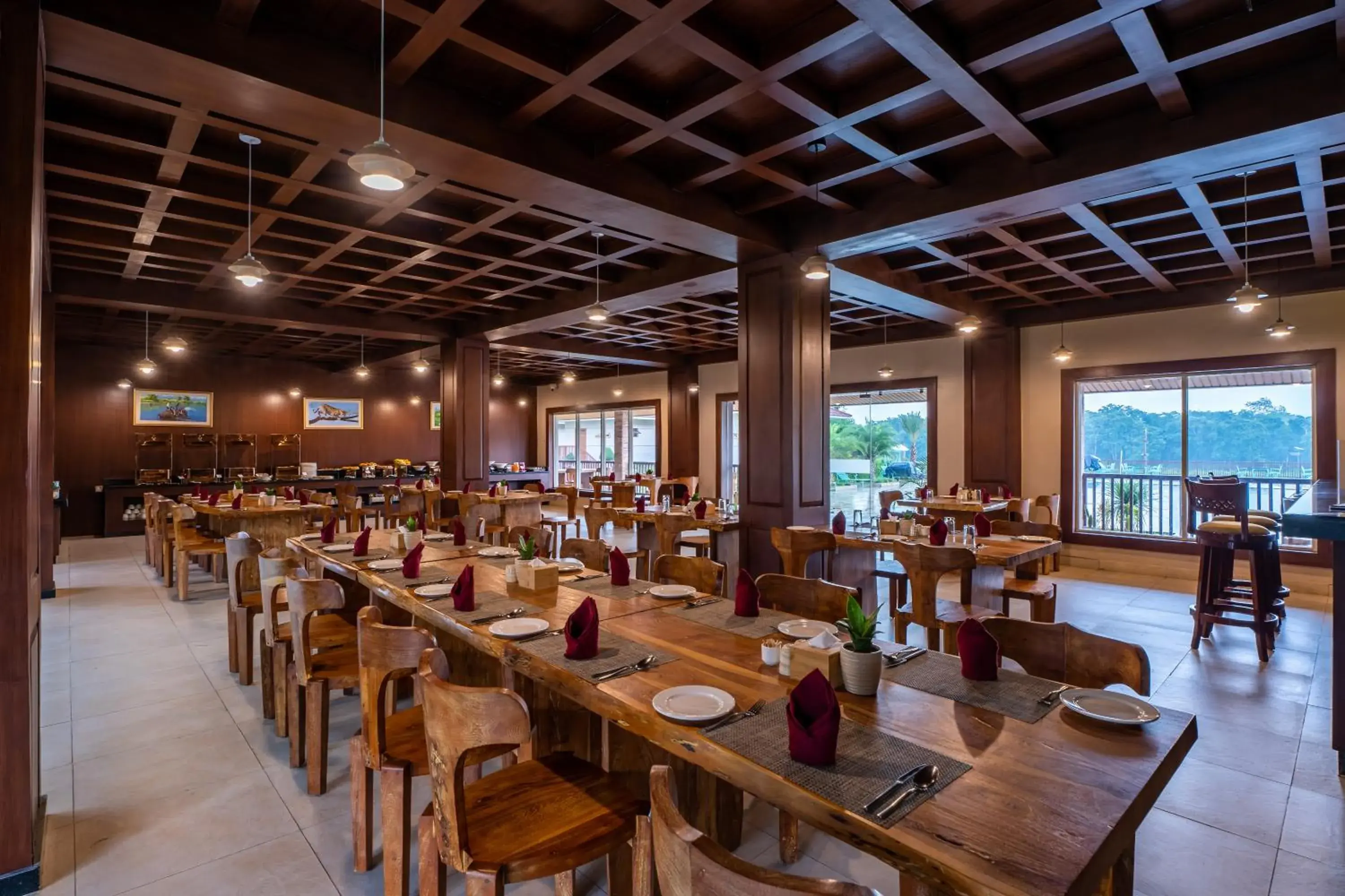 Restaurant/places to eat in River Bank Jungle Resort, Chitwan Restaurant/places to eat in River Bank Jungle Resort, Chitwan